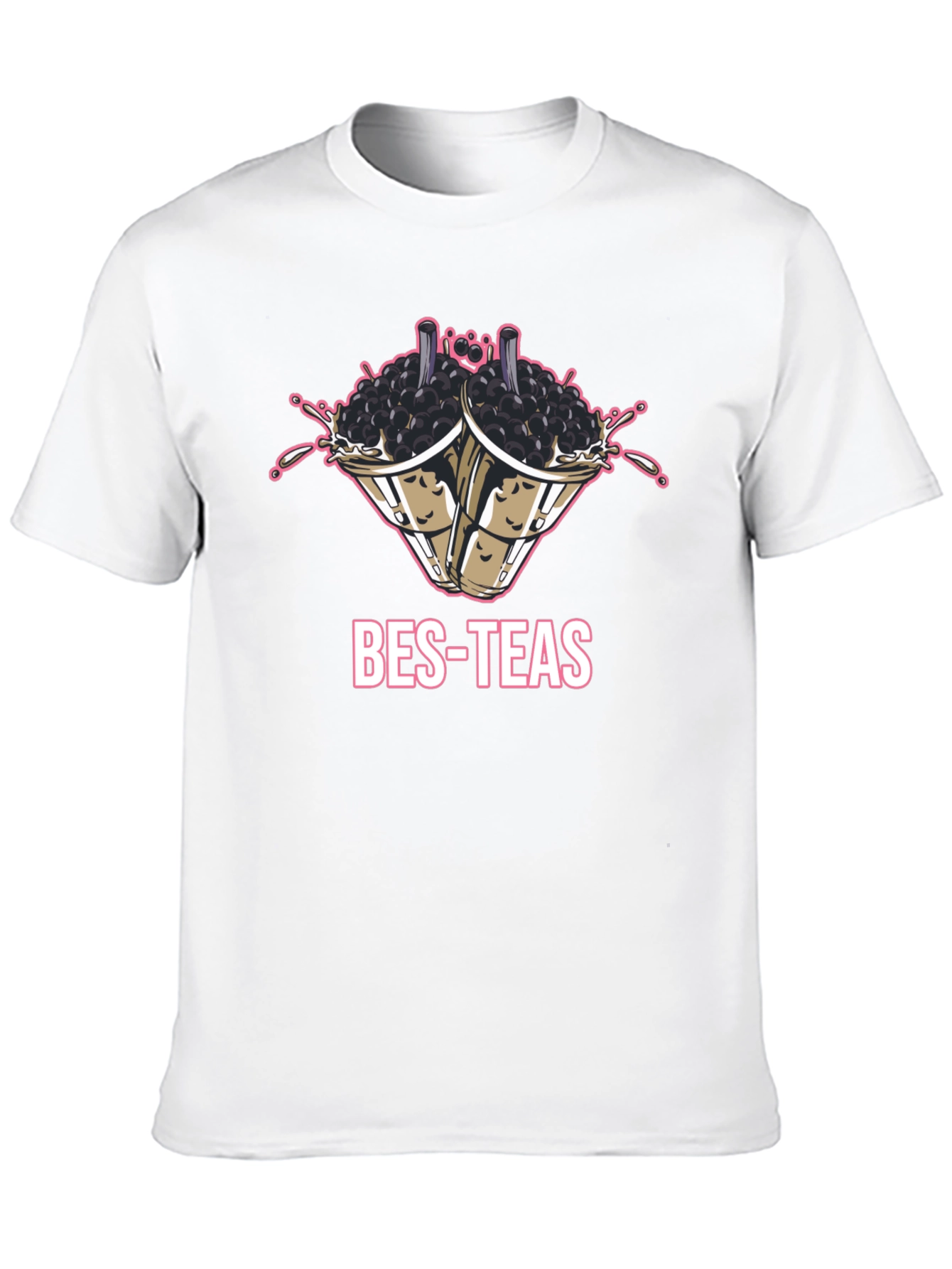 Black Bes-Teas Graphic T-Shirt view 10