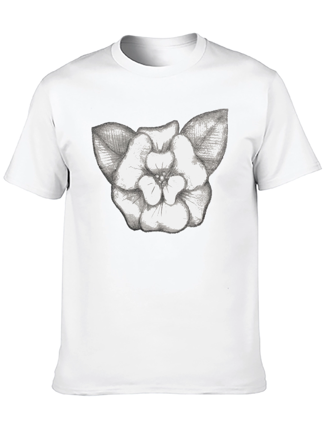 Black Floral Graphic Print Tee view 10