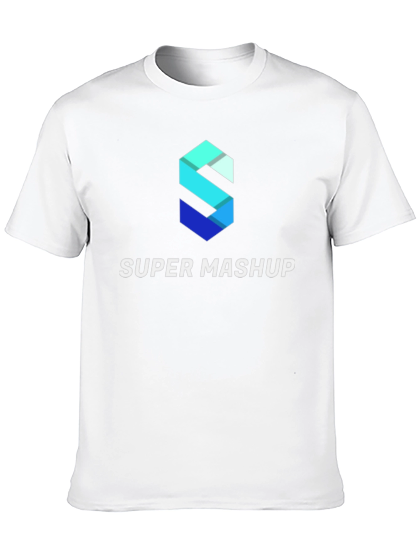 Black Super Mashup Black Graphic Tee view 10
