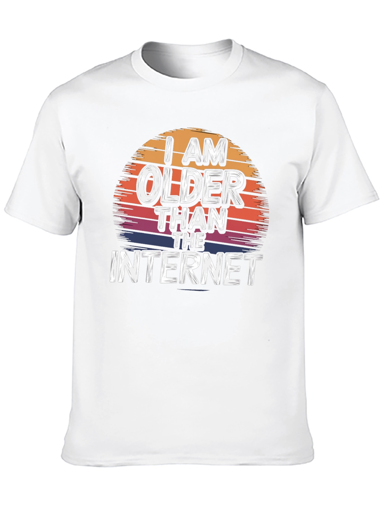 Black I Am Older Than The Internet Black T-Shirt view 10