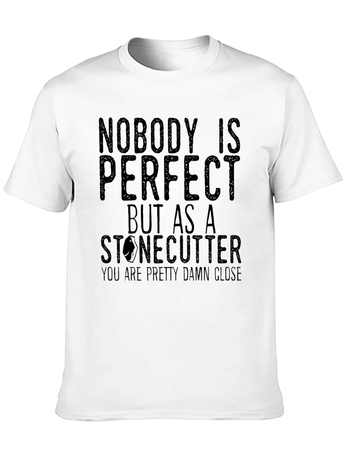 Black Stonecutter Perfection Graphic Tee - Soft Cotton Blend view 10