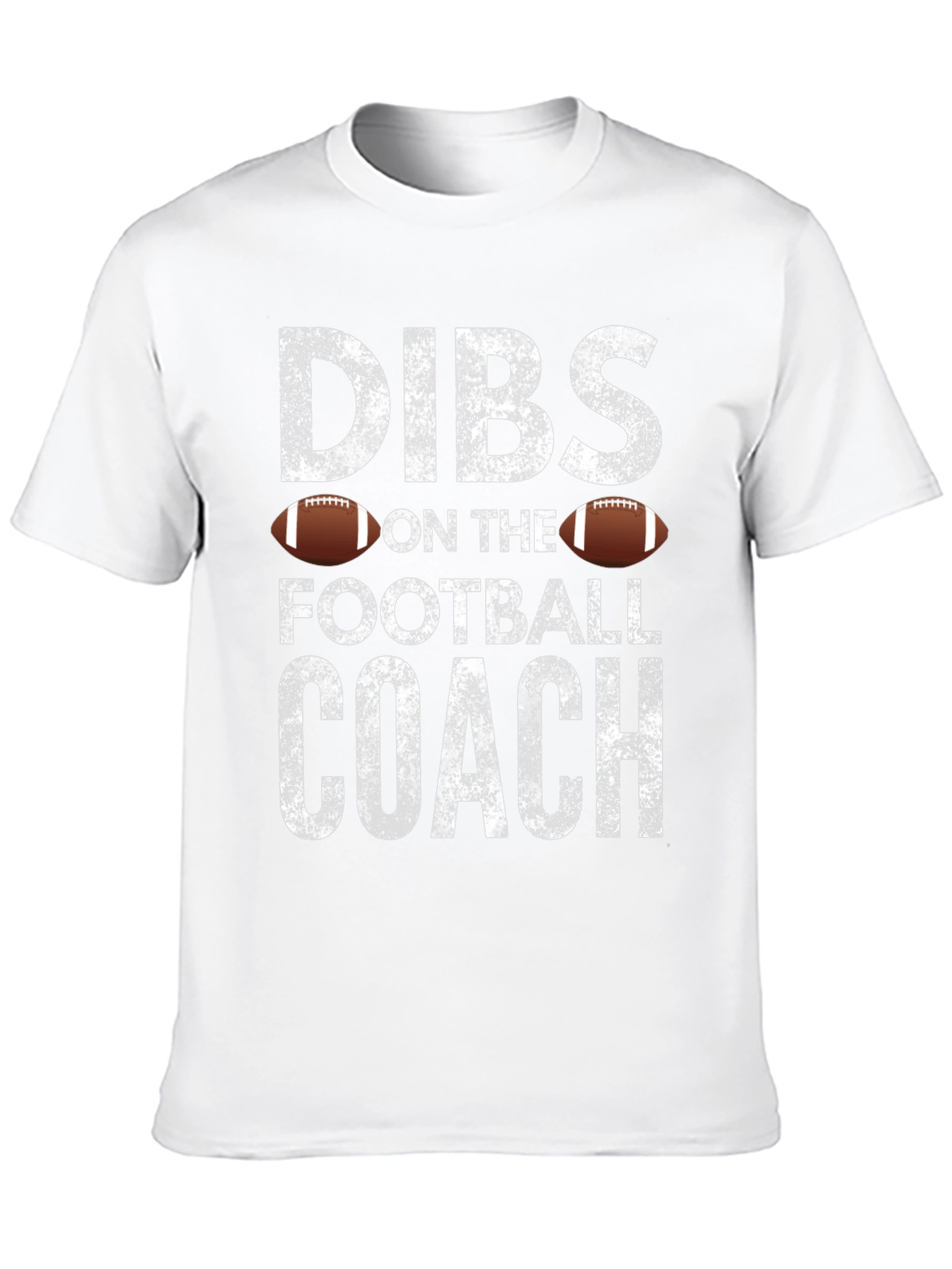 Black Dibs On The Football Coach T-Shirt view 10