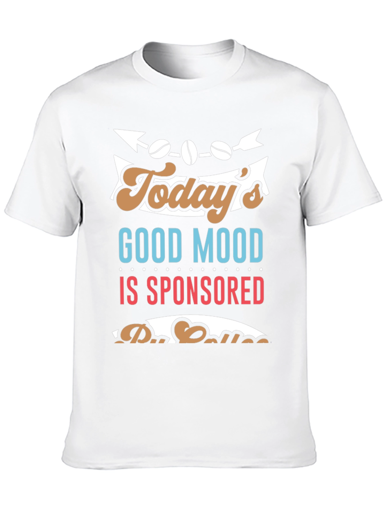 Black Coffee Sponsored Good Mood T-Shirt view 10