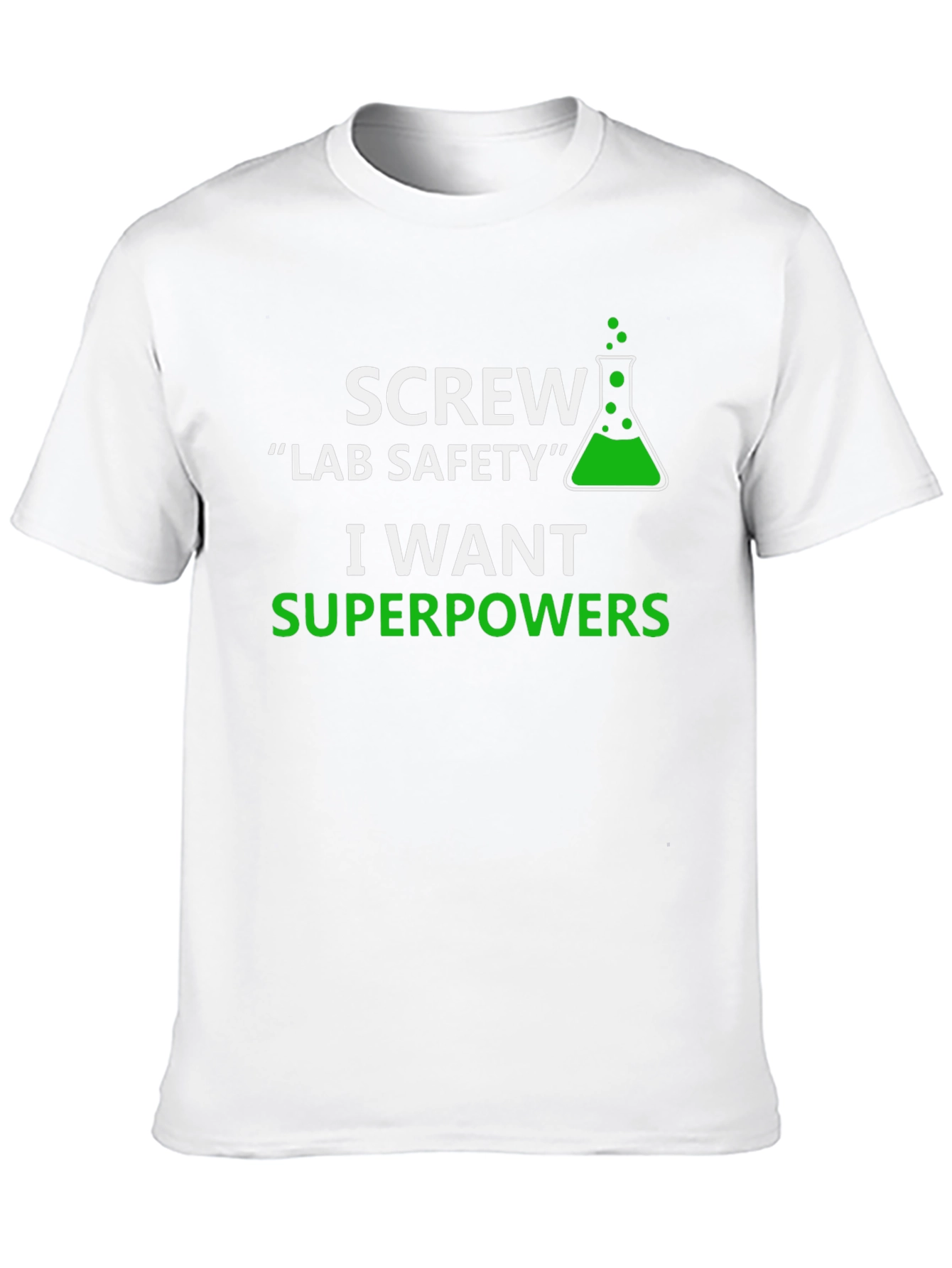 Black Screw Lab Safety T-Shirt - Superpowers view 10
