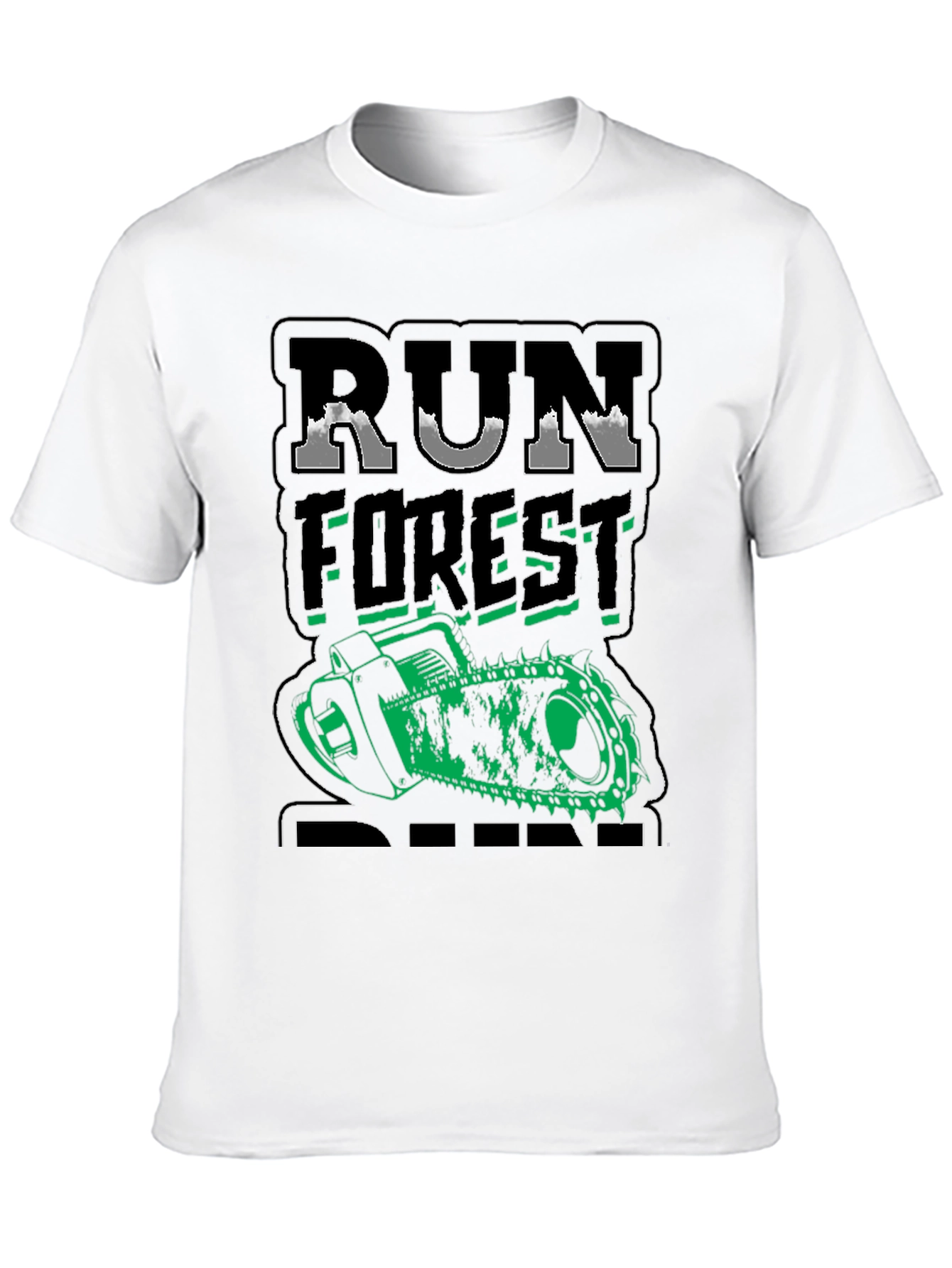 Black Run Forest Run Graphic Tee view 10