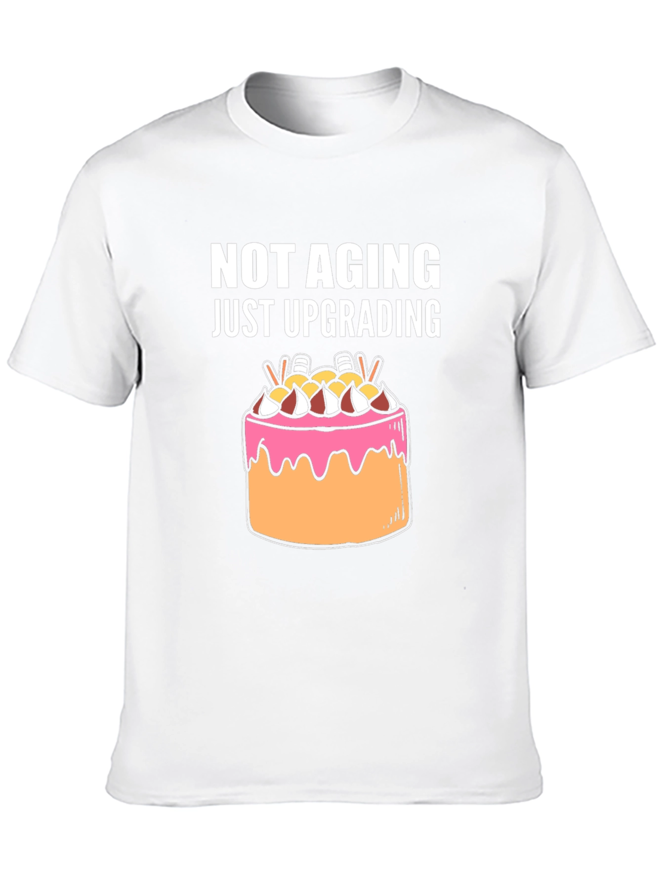 Black Not Aging Upgrading Graphic Tee view 10