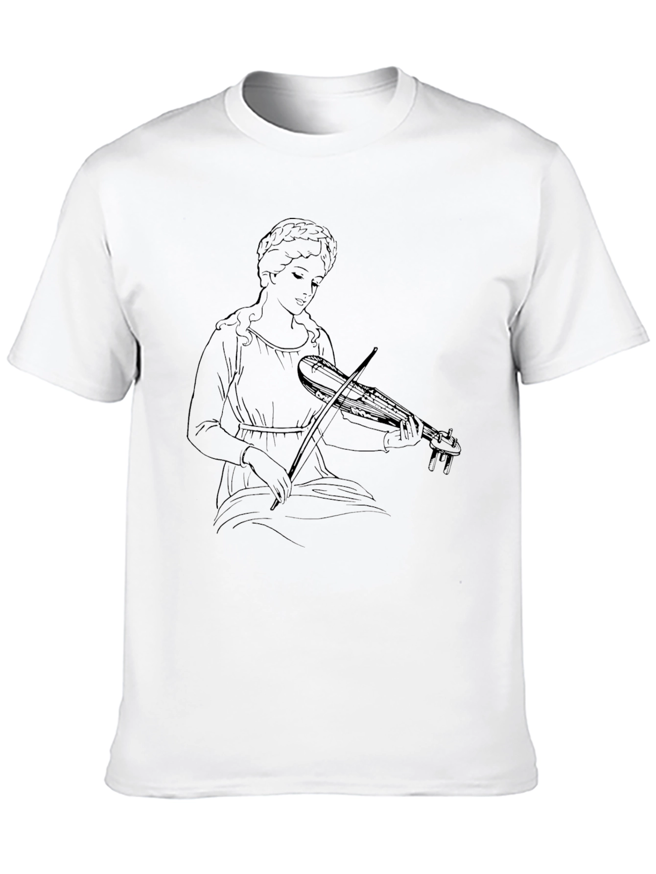 Black Musician Graphic T-Shirt - Black view 10