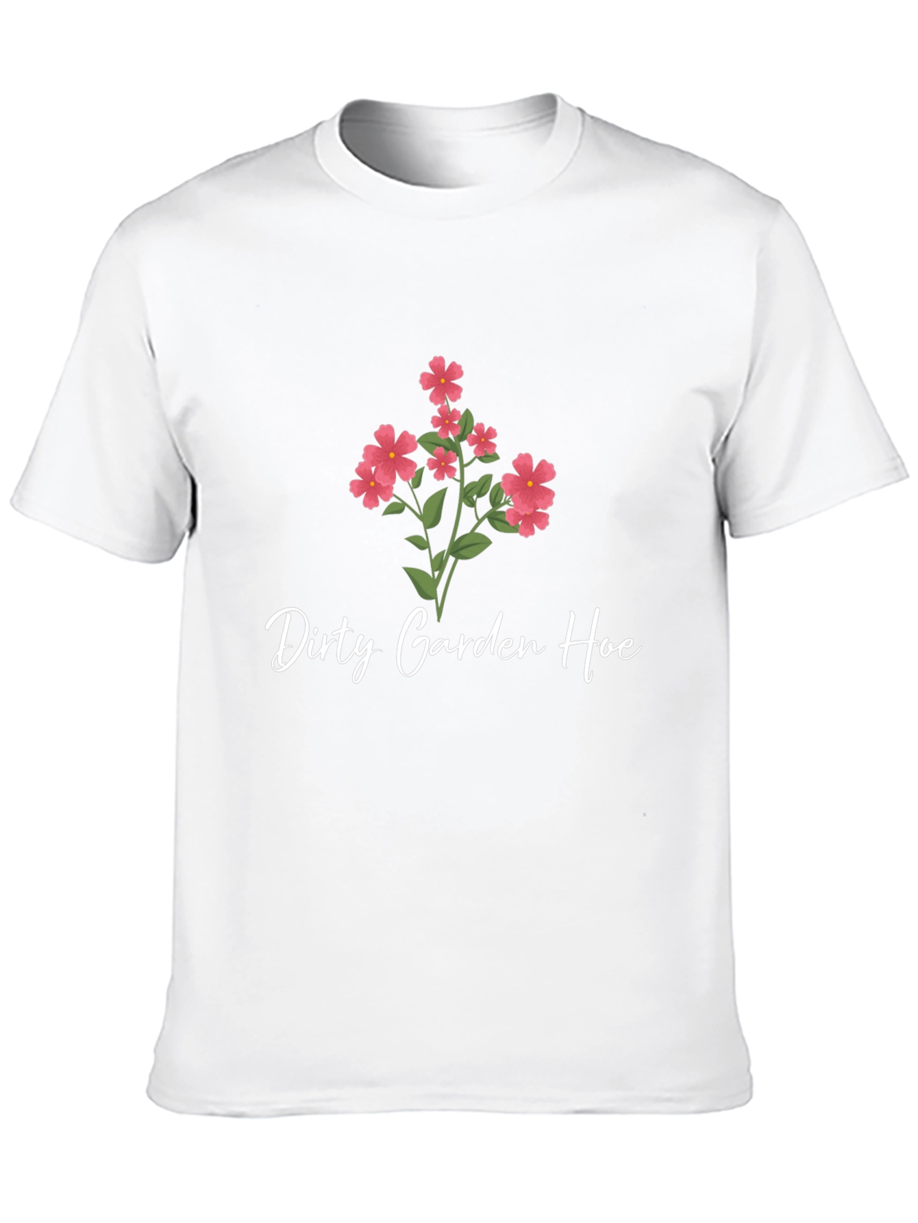 Black Dirty Garden Hoe Tee - Funny Floral Gardening T-Shirt view 10
