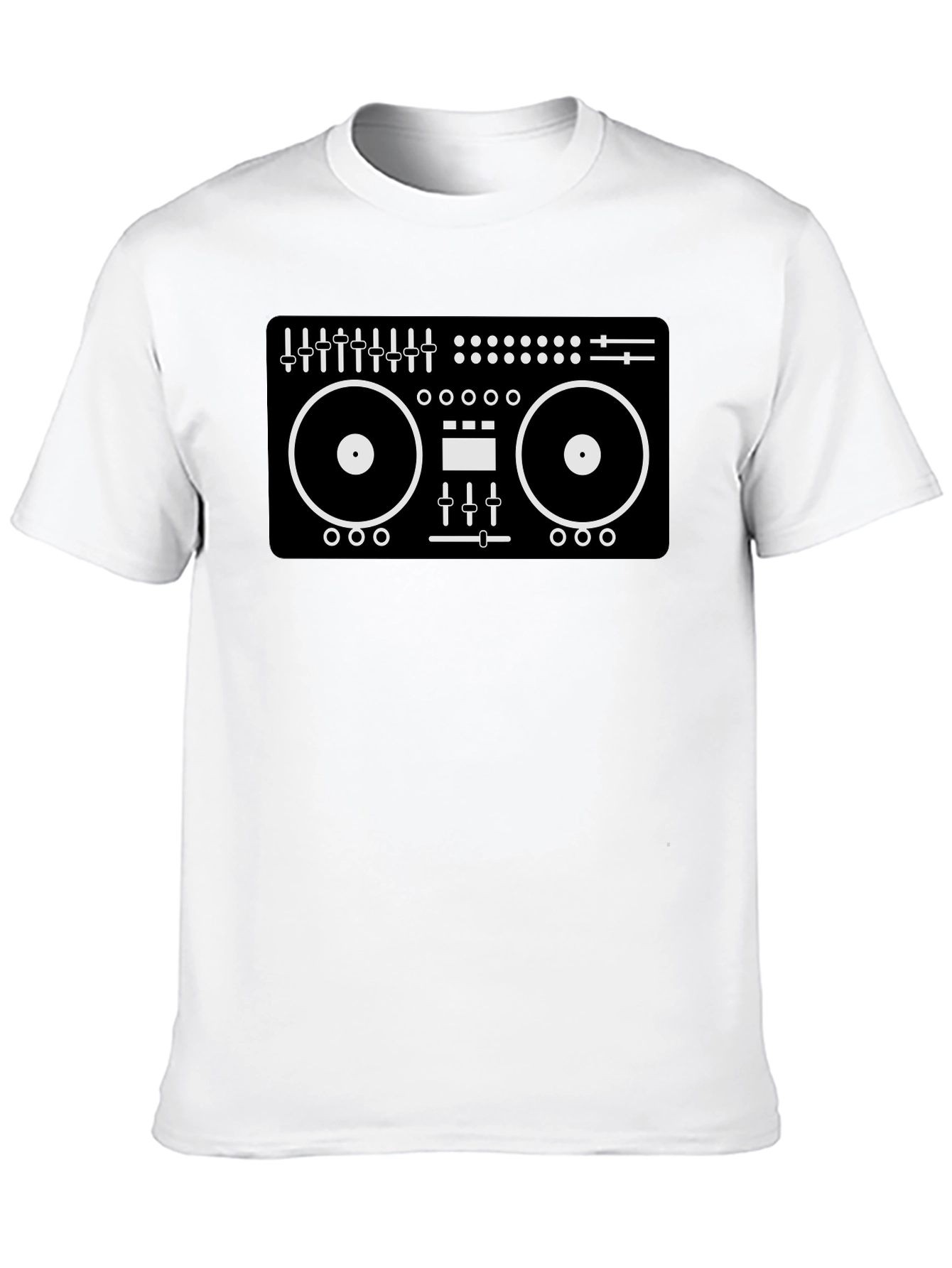 Black DJ Mixer Graphic Tee - Black view 10
