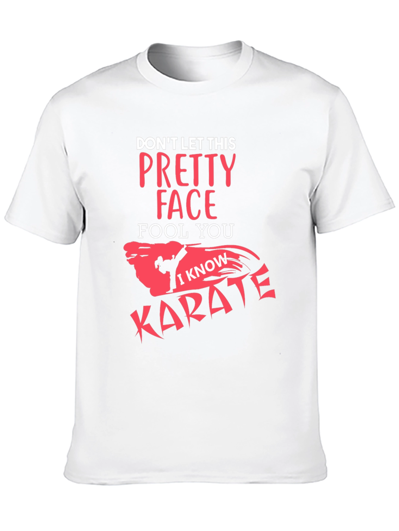 Black Pretty Face Karate Graphic Tee - Black view 10
