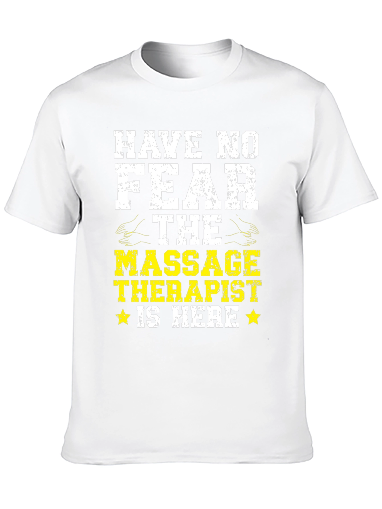 Black Have No Fear Massage Therapist Black T-Shirt view 10