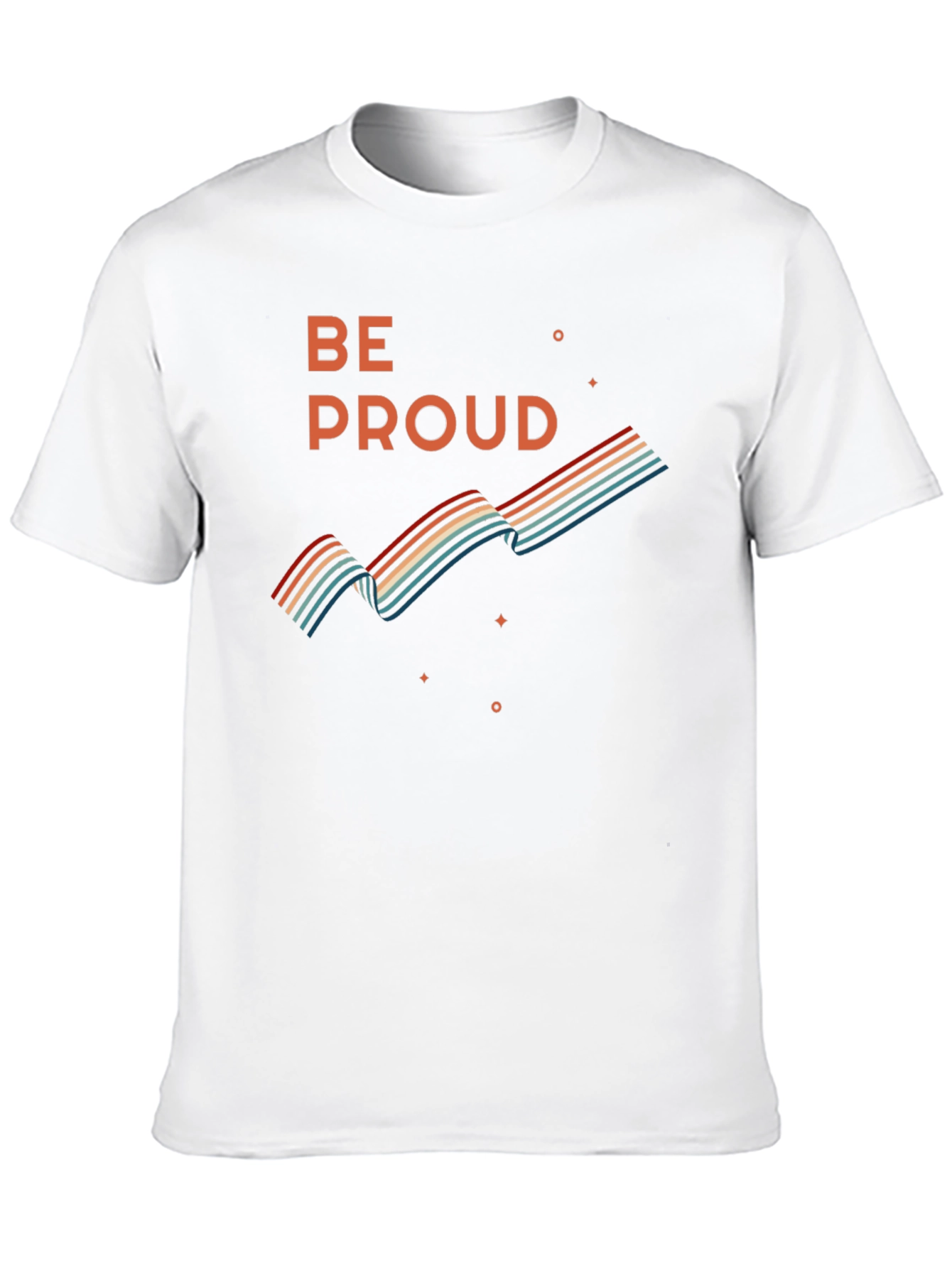 Black Be Proud Retro Graphic Tee view 10