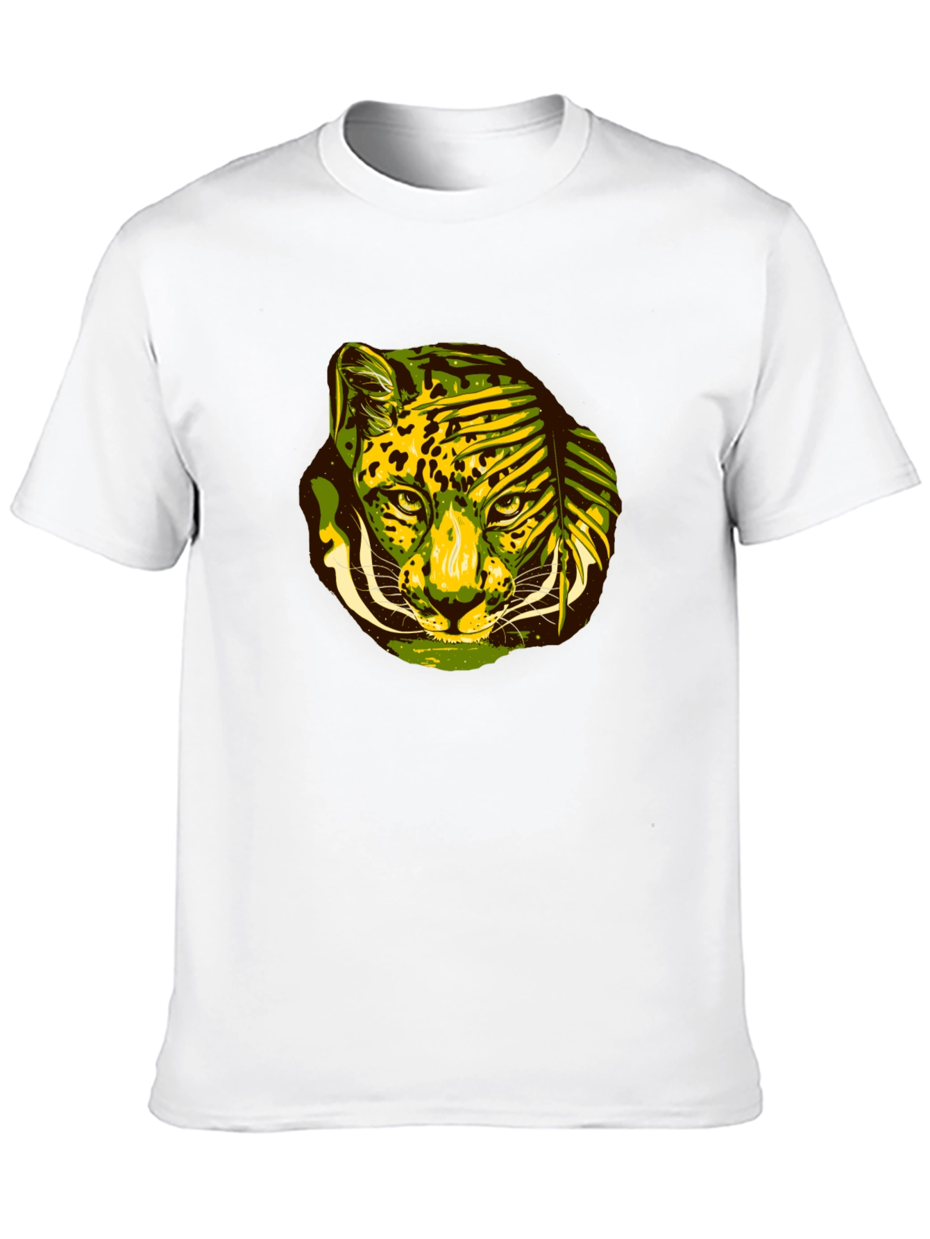 Black Jungle Cat Graphic Tee - Black T-Shirt view 10