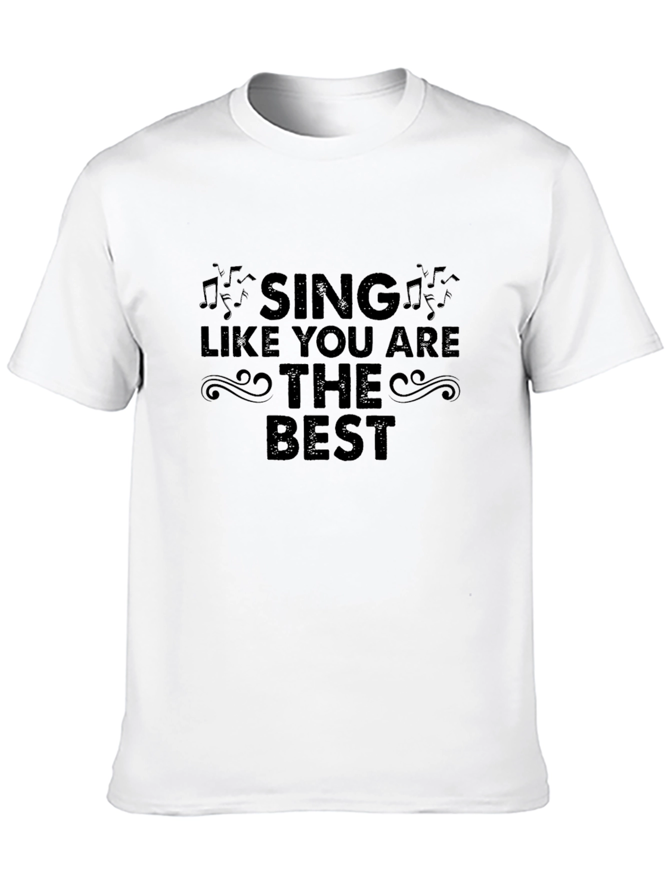 Black Sing Like You Are The Best Black T-Shirt view 10