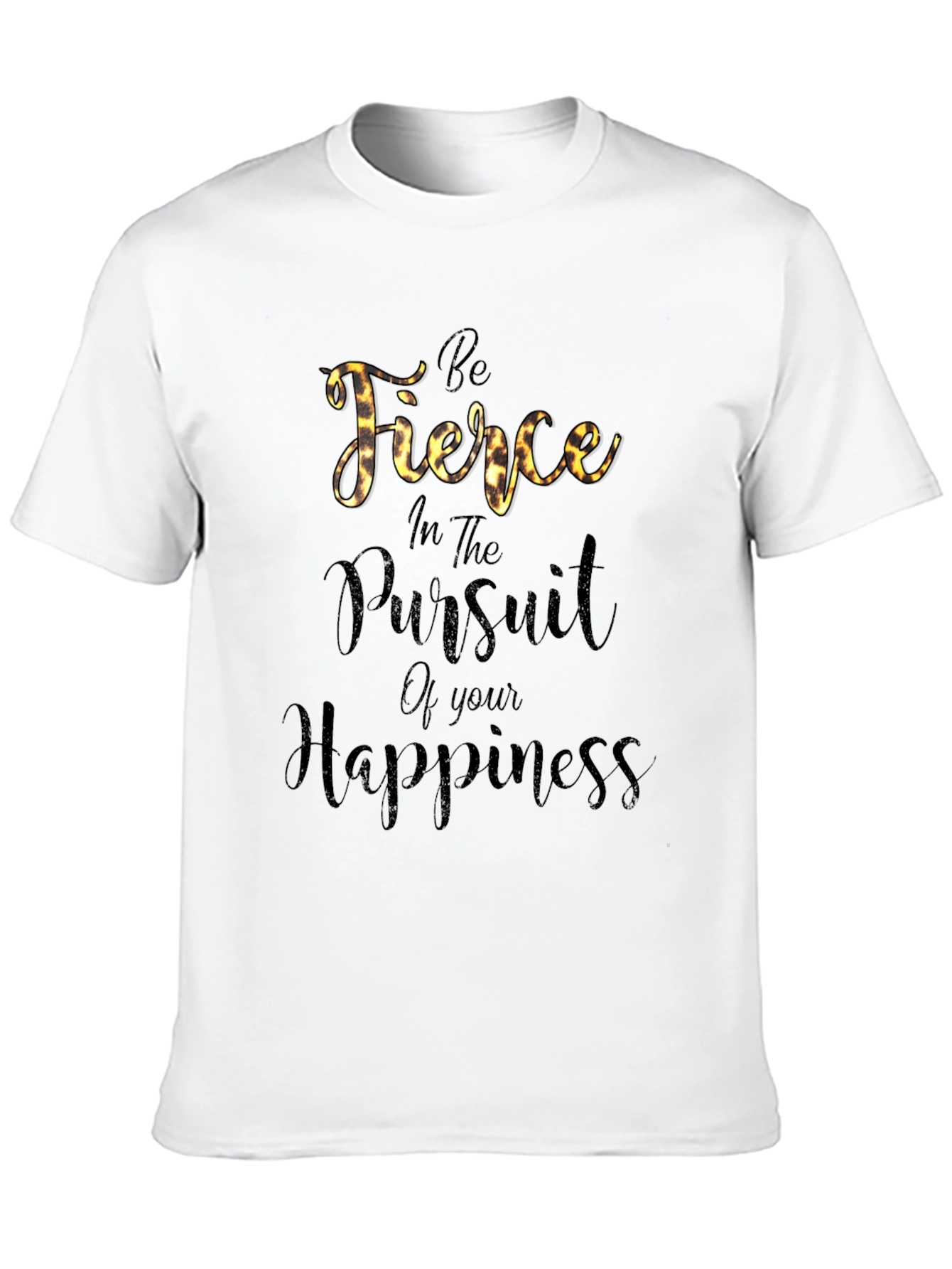 Black Be Fierce Black Graphic Tee view 10