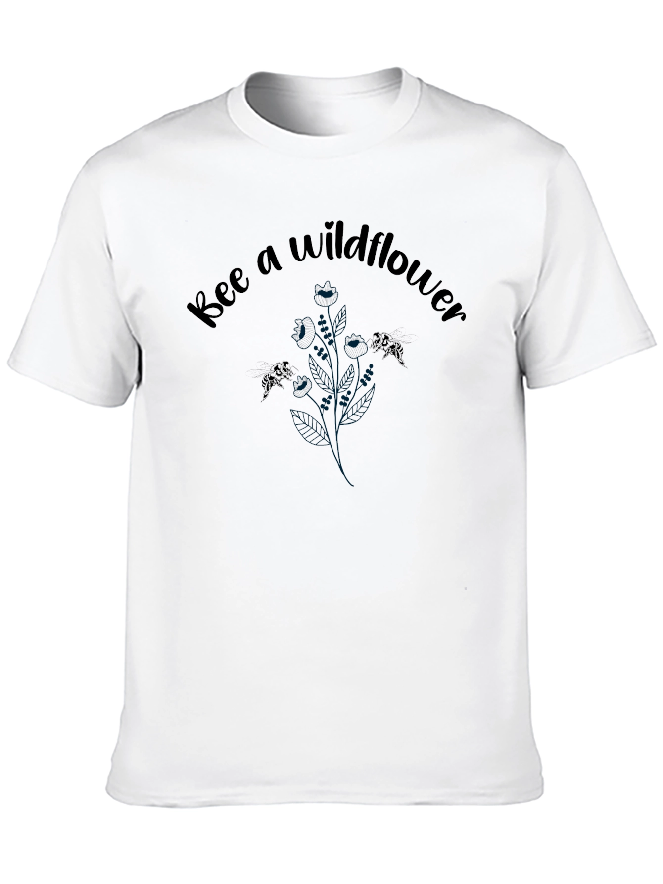 Black Bee a Wildflower Graphic Tee view 10