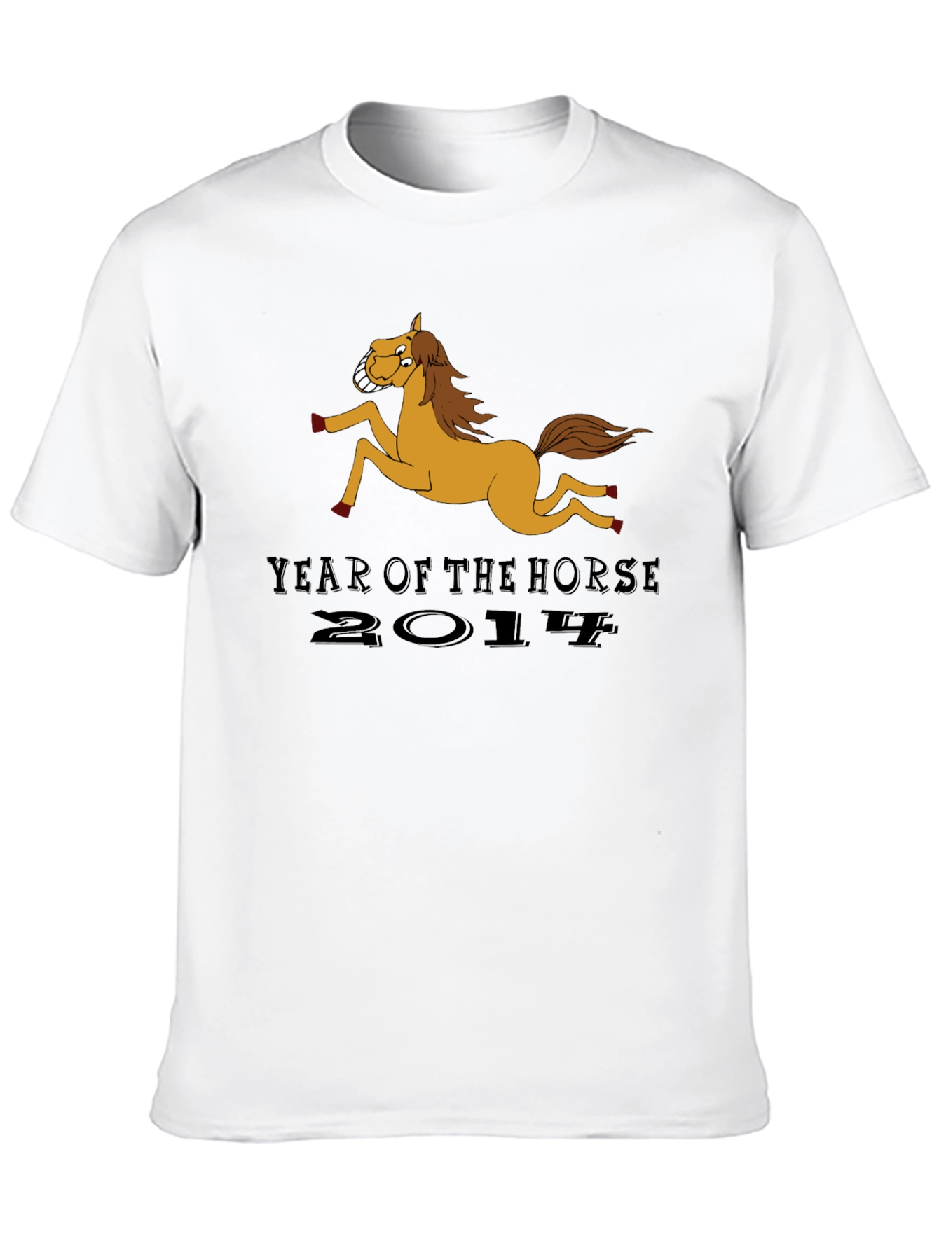 Black Year of the Horse 2014 Black T-Shirt view 10