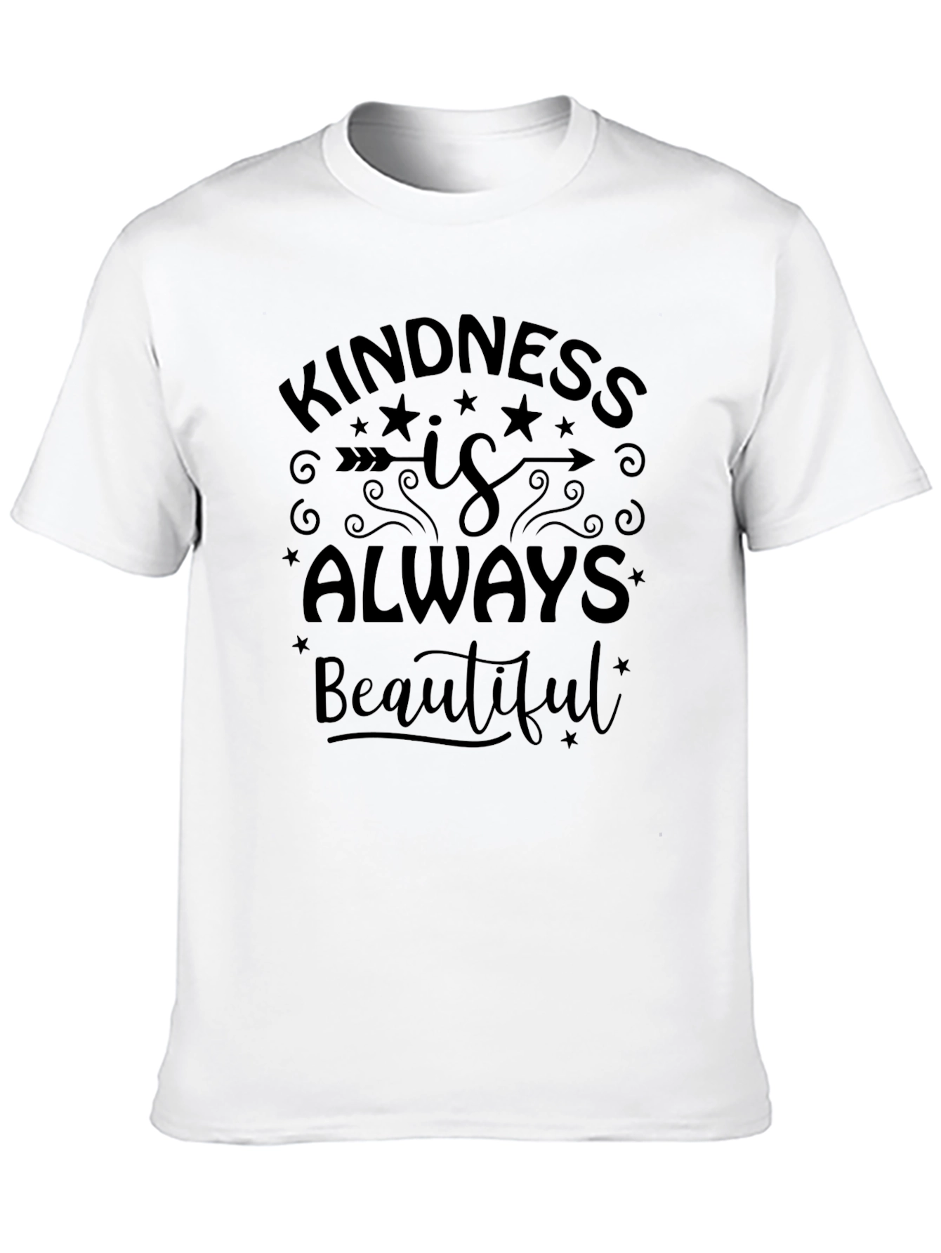 Black Kindness is Always Beautiful Graphic Tee view 10