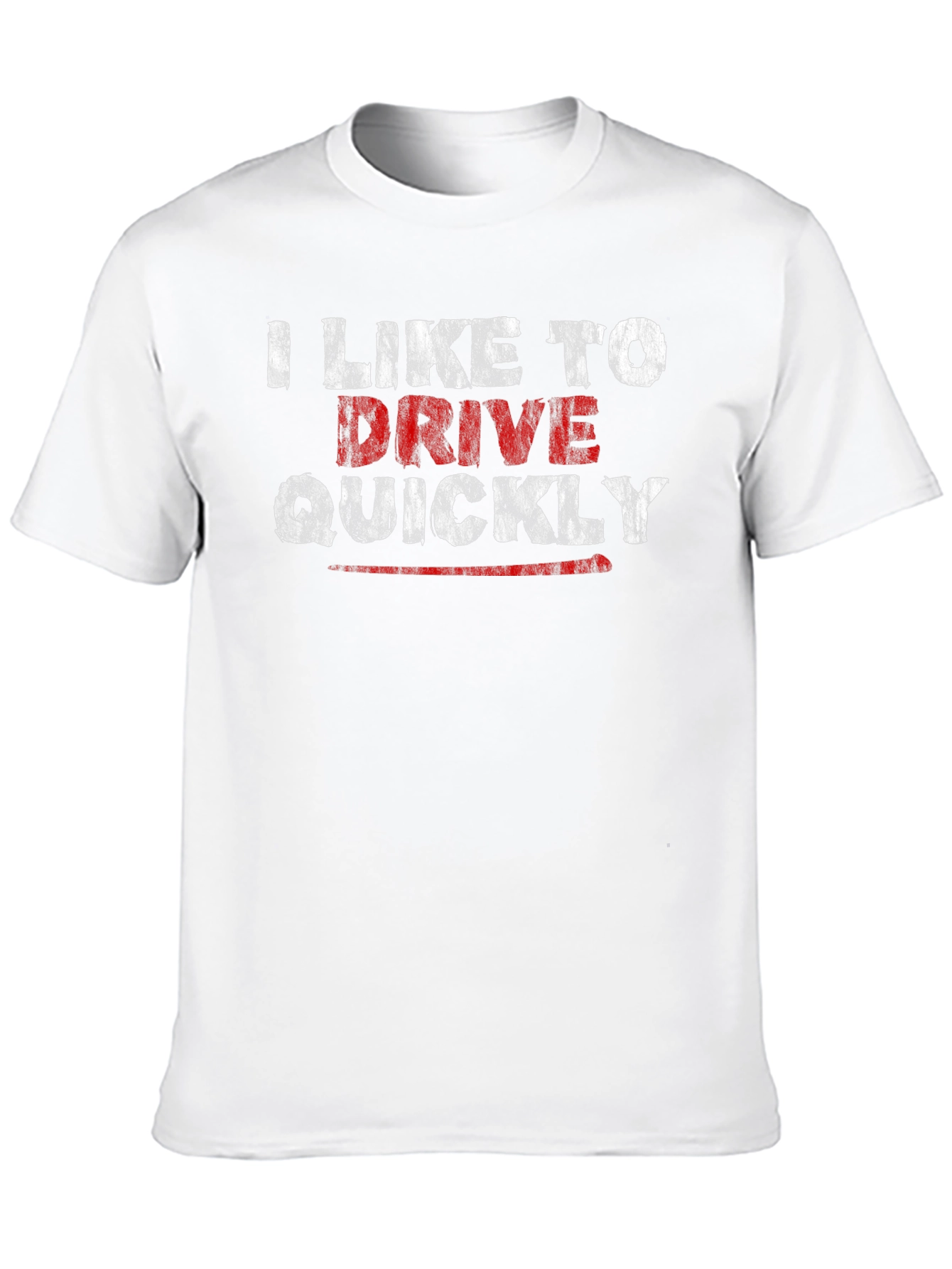 Black I Like to Drive Quickly T-Shirt view 10