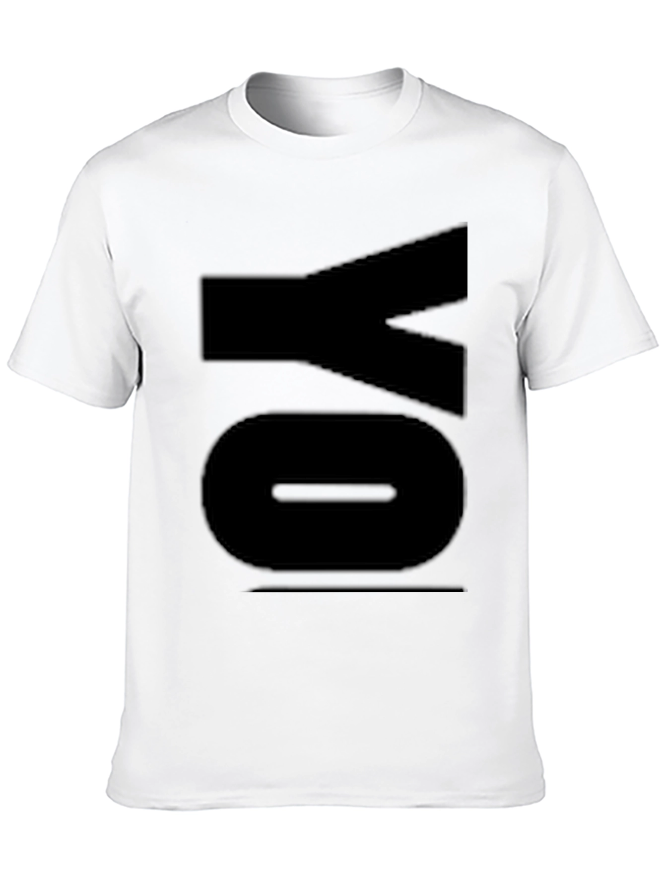 Black Bold 'YO' Graphic Tee - Black Casual Style view 10