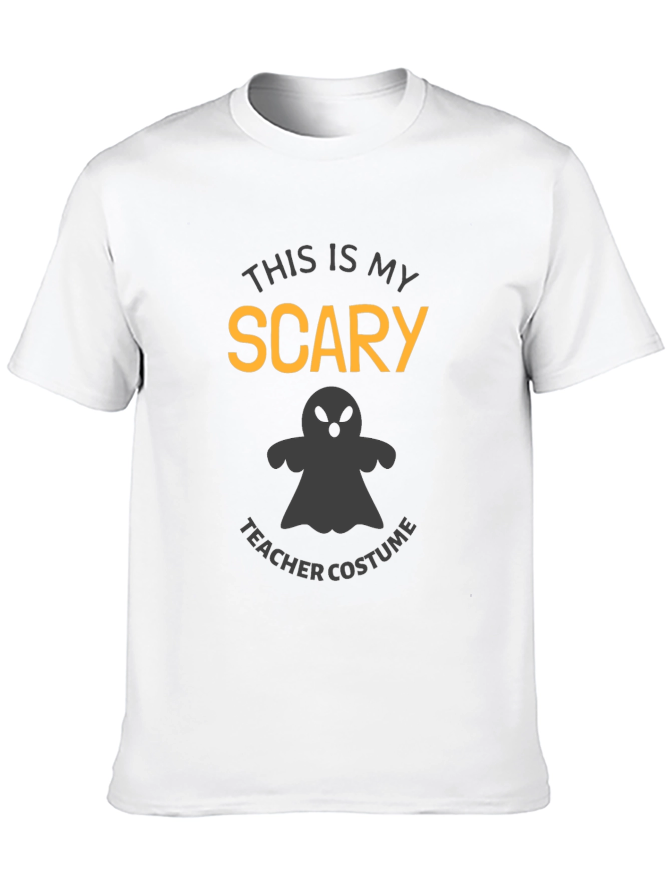 Black Scary Teacher Costume T-Shirt - Halloween Gift view 10