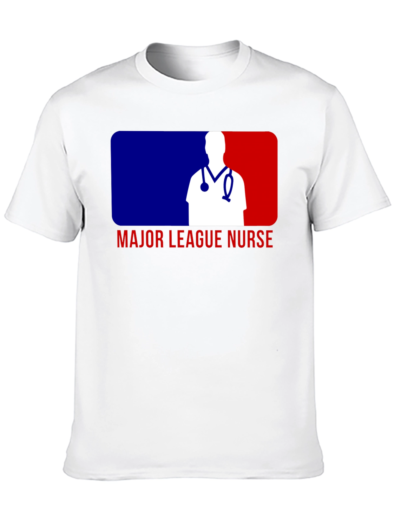 Black Major League Nurse T-Shirt - Baseball Inspired Design view 10