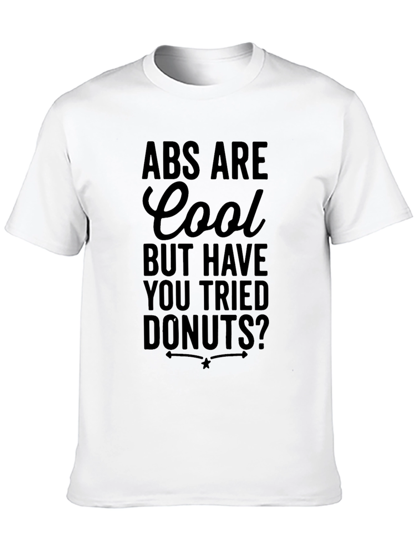 Black Abs Are Cool Donuts T-Shirt Funny Foodie Tee view 10