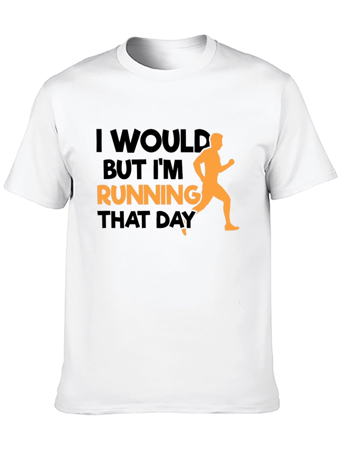 Black Funny Running Graphic T-Shirt  view 10