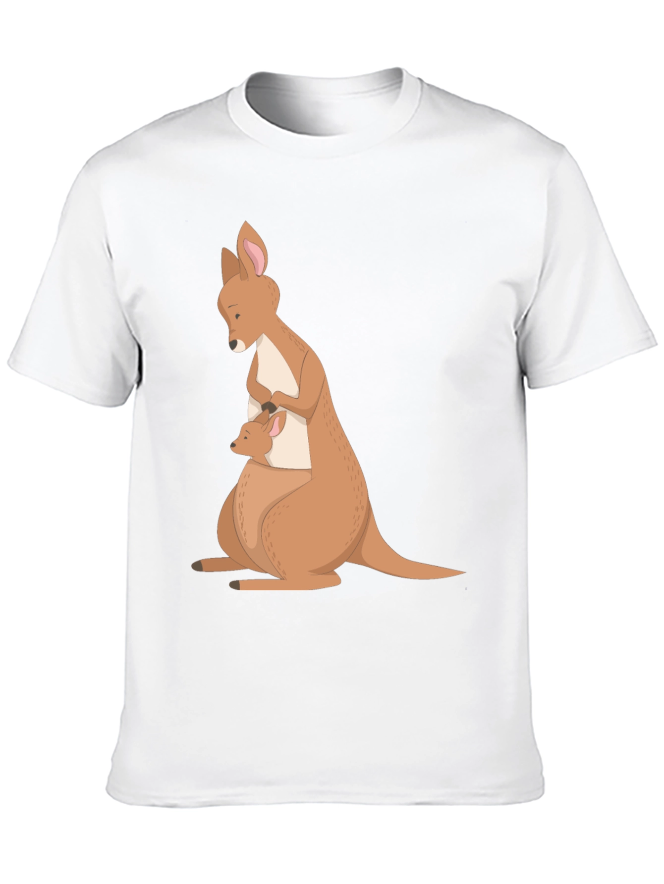 Black Kangaroo Mom & Baby T-Shirt - Soft Cotton Blend view 10