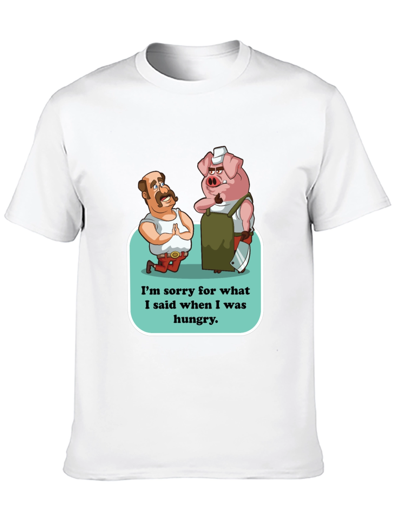 Black Funny "I'm Sorry" Graphic T-Shirt view 10