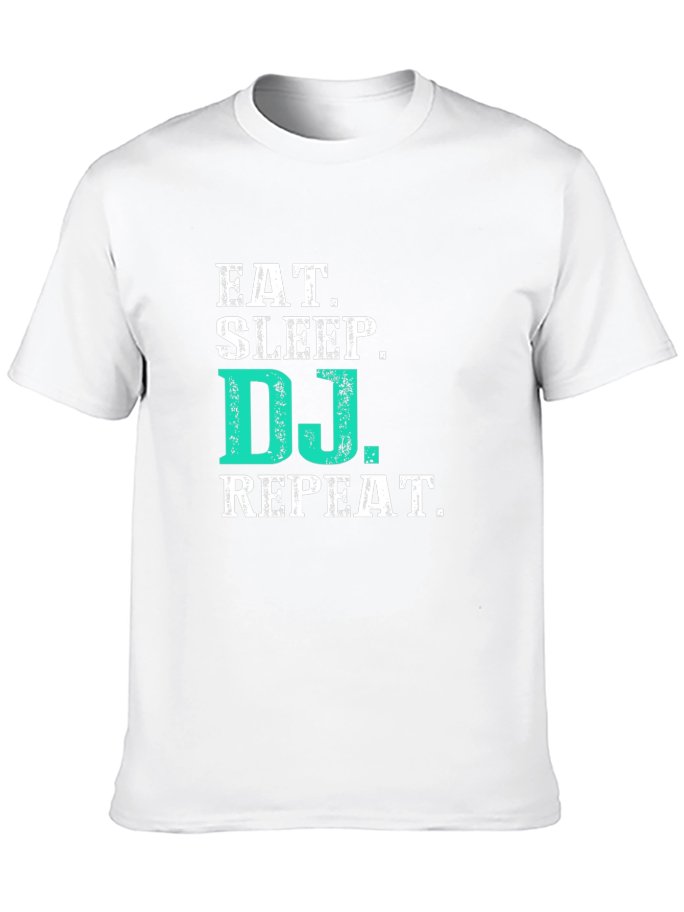 Black Eat Sleep DJ Repeat Graphic Tee - Black T-Shirt view 10
