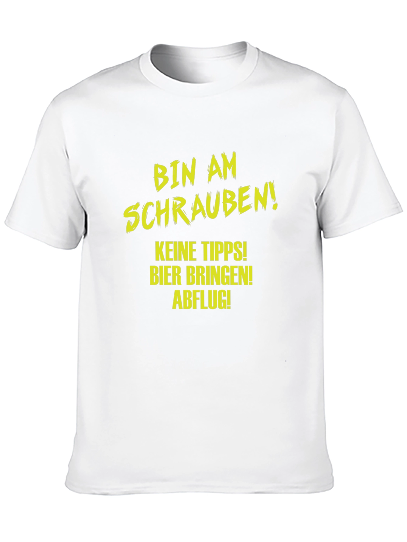 Funny Mechanic T-Shirt - Bin Am Schrauben! Beer & No Tips! - 10