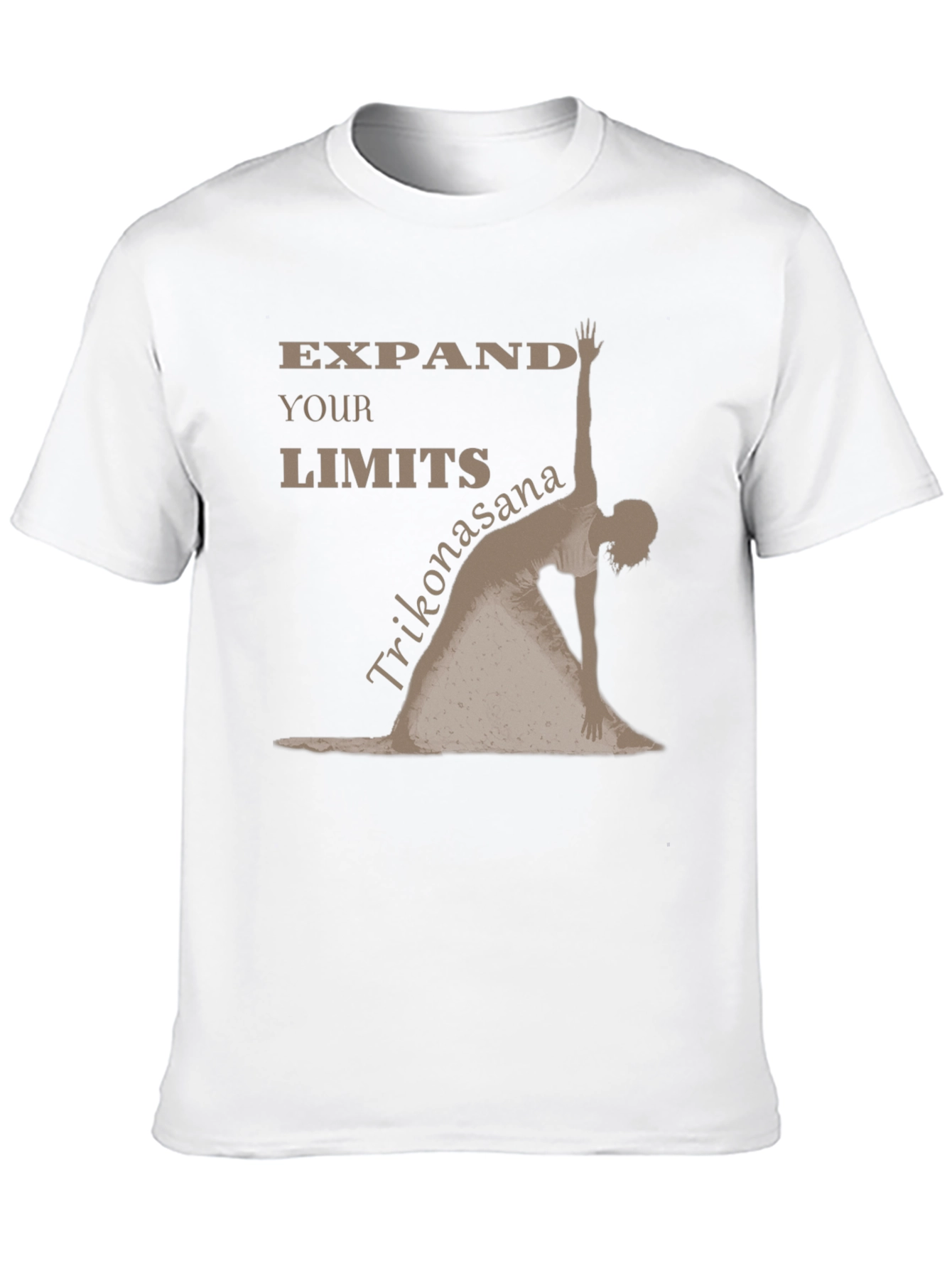 Black Expand Your Limits Yoga Pose Black T-Shirt view 10