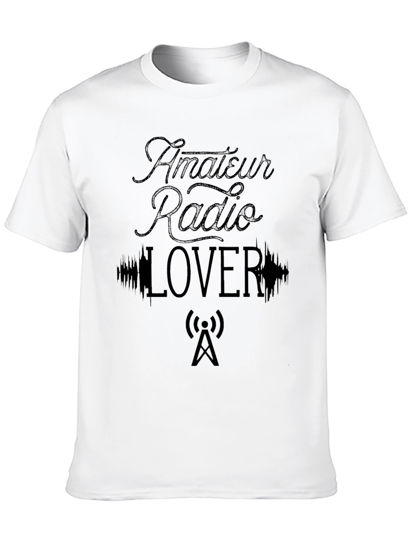 Black Amateur Radio Lover T-Shirt - Ham Radio Tee view 10