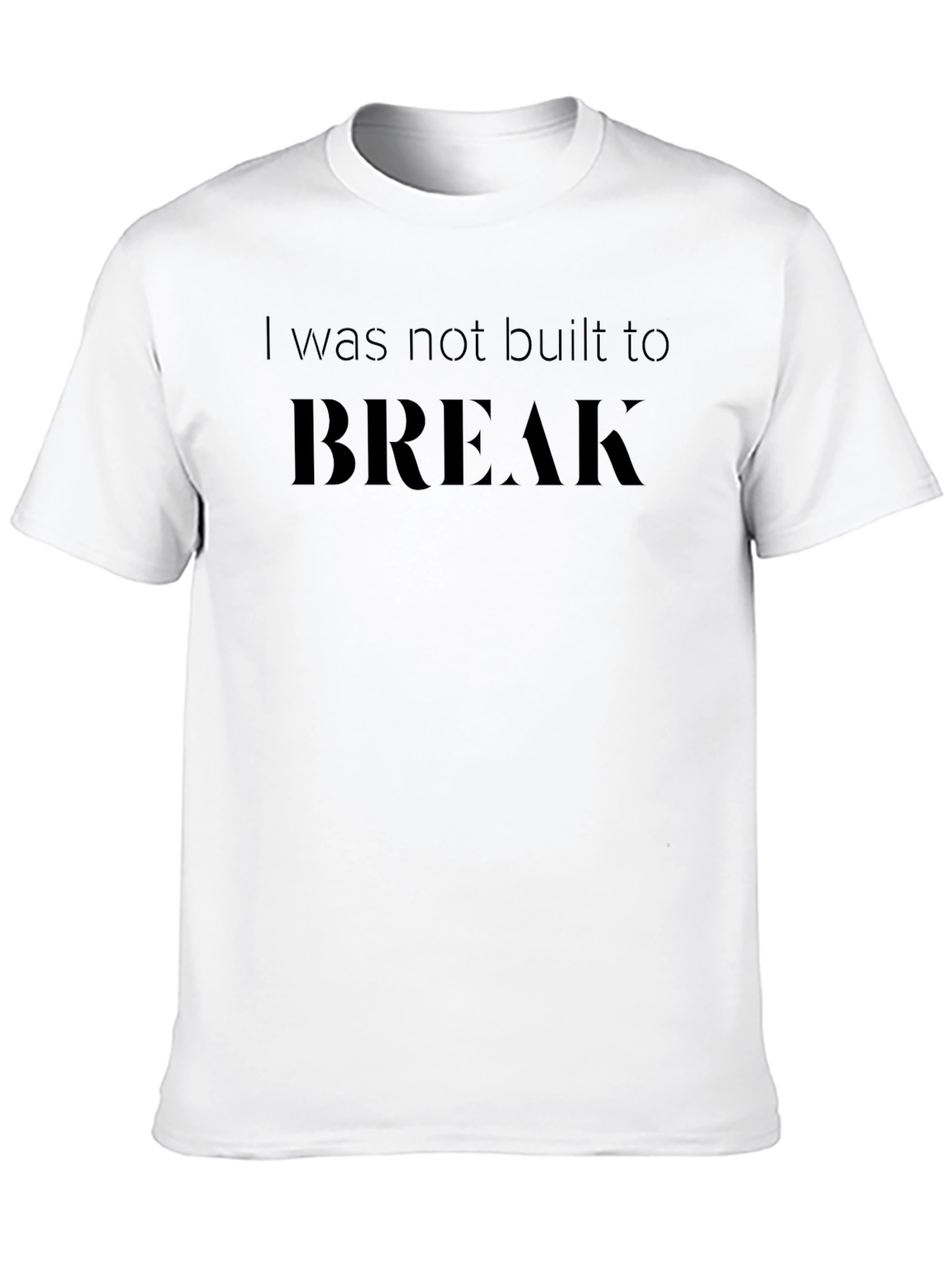 Black Resilient Strength: "Not Built to Break" T-Shirt view 10