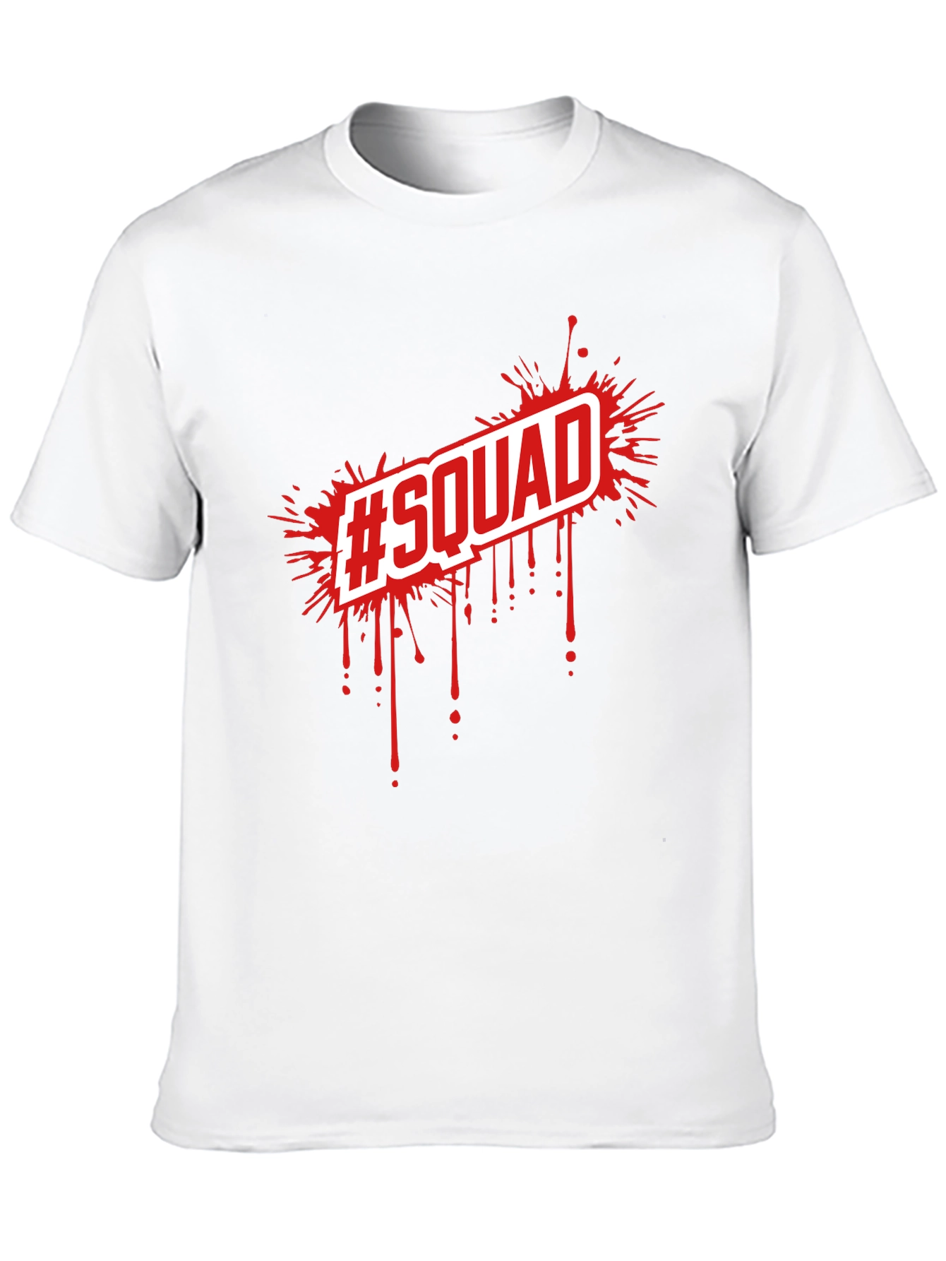 Black Squad Tee - Black Graphic T-Shirt view 10