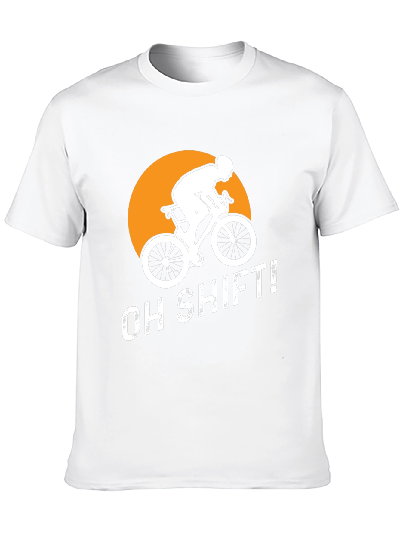 Black Oh Shift! Cyclist Graphic Tee view 10