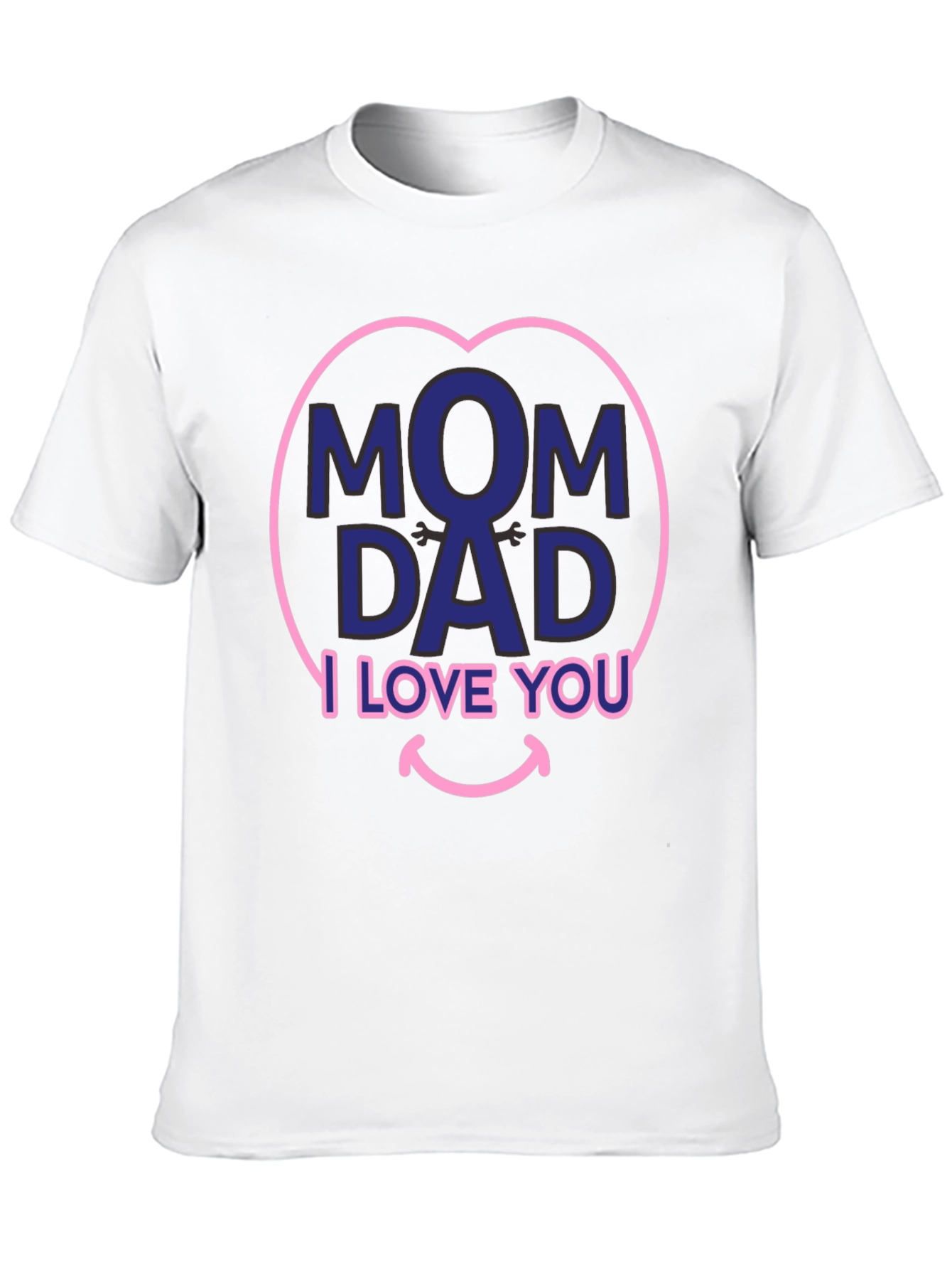 Black Mom & Dad I Love You T-Shirt view 10