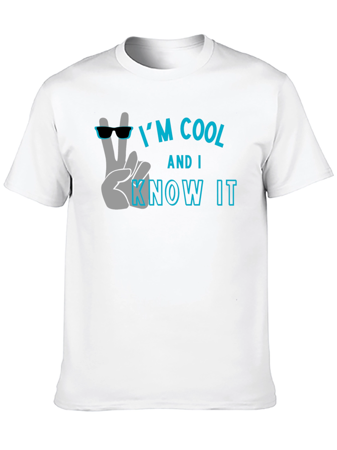 Black Cool & Confident Graphic Tee - Black view 10