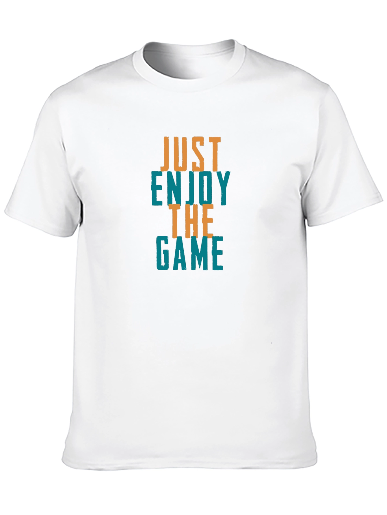 Black Just Enjoy The Game Graphic Tee view 10