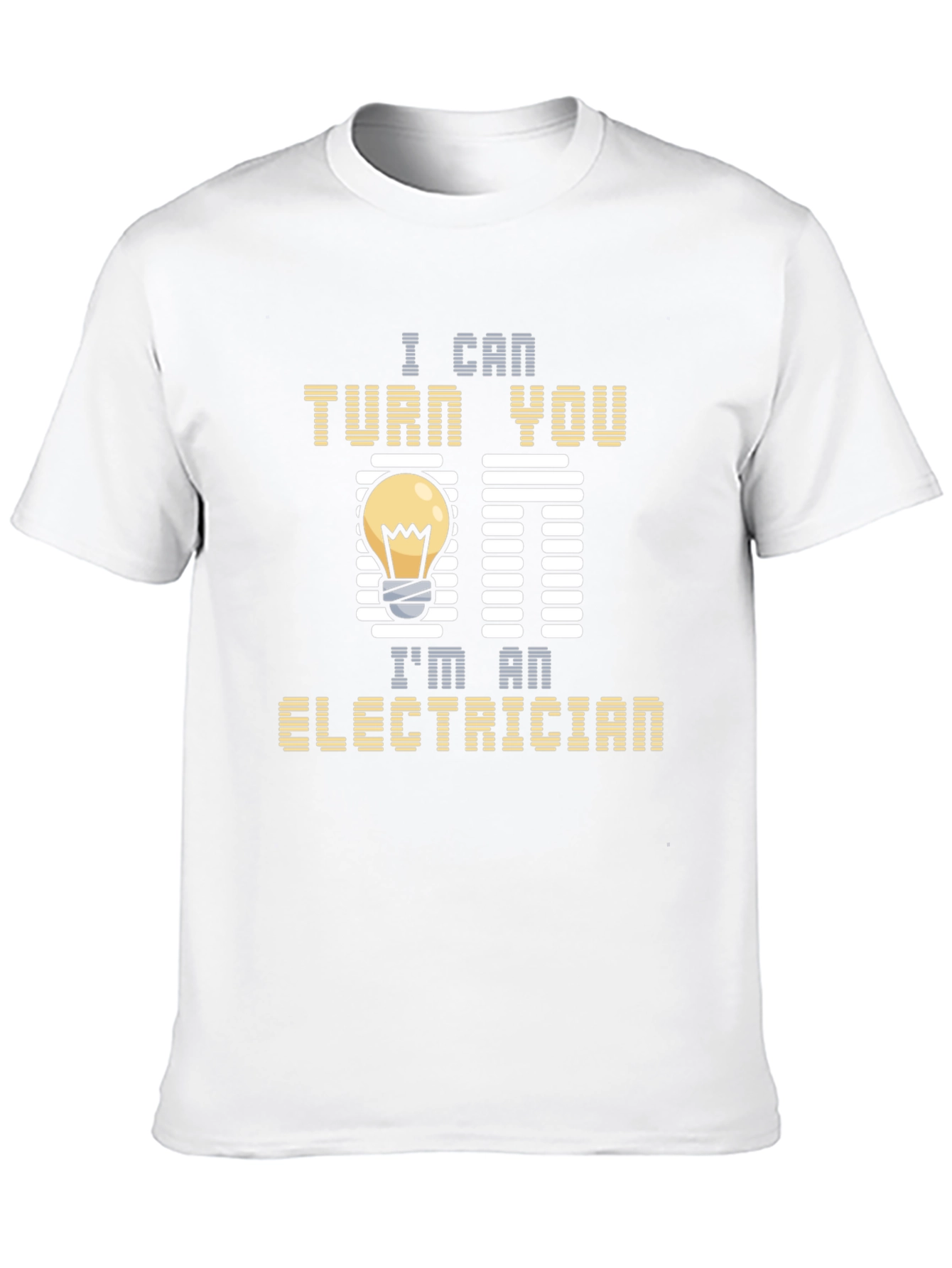 Black Electrician Humor T-Shirt - I Can Turn You On view 10