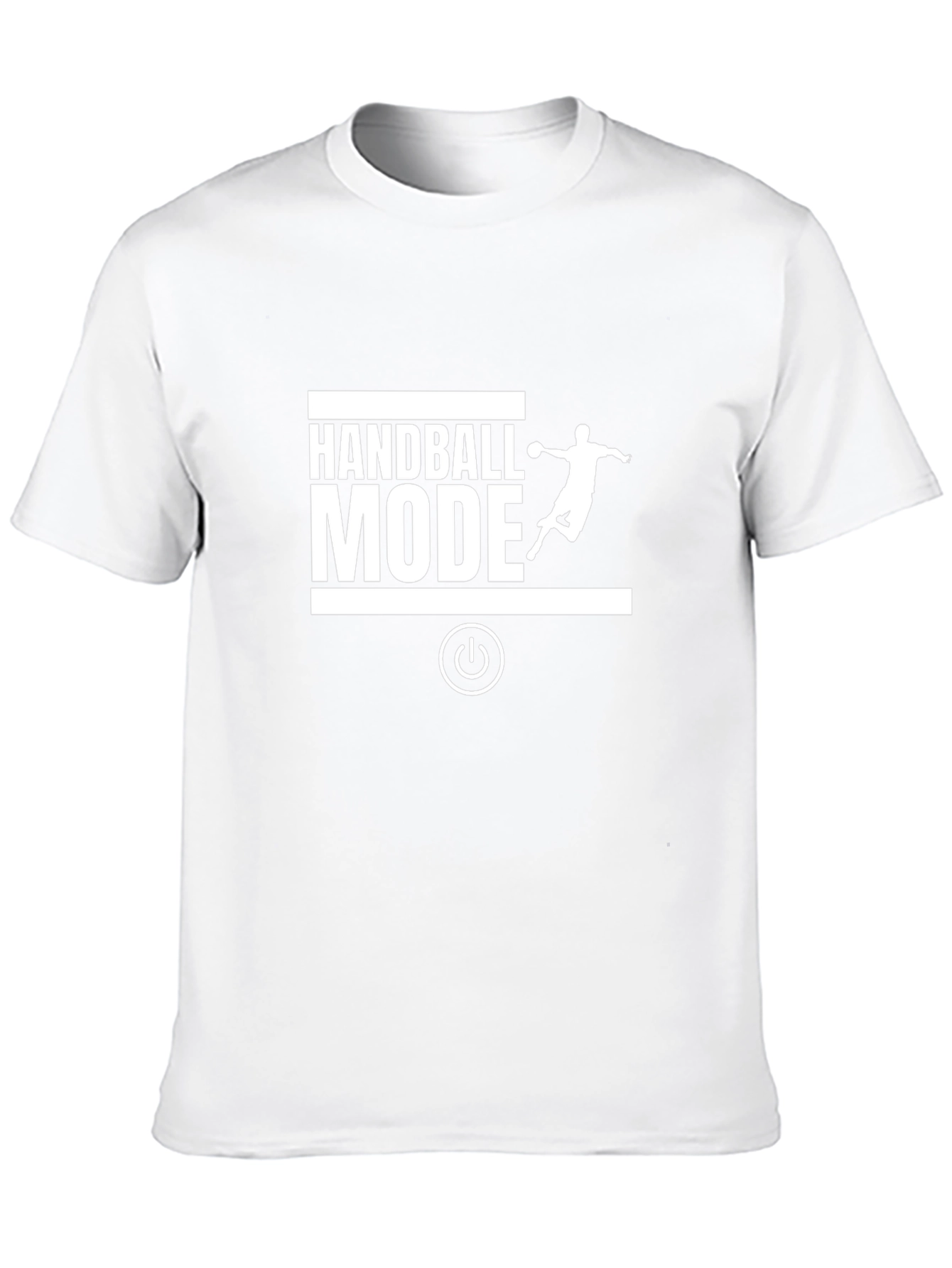 Handball Mode Graphic Tee - Black Cotton T-Shirt - 10