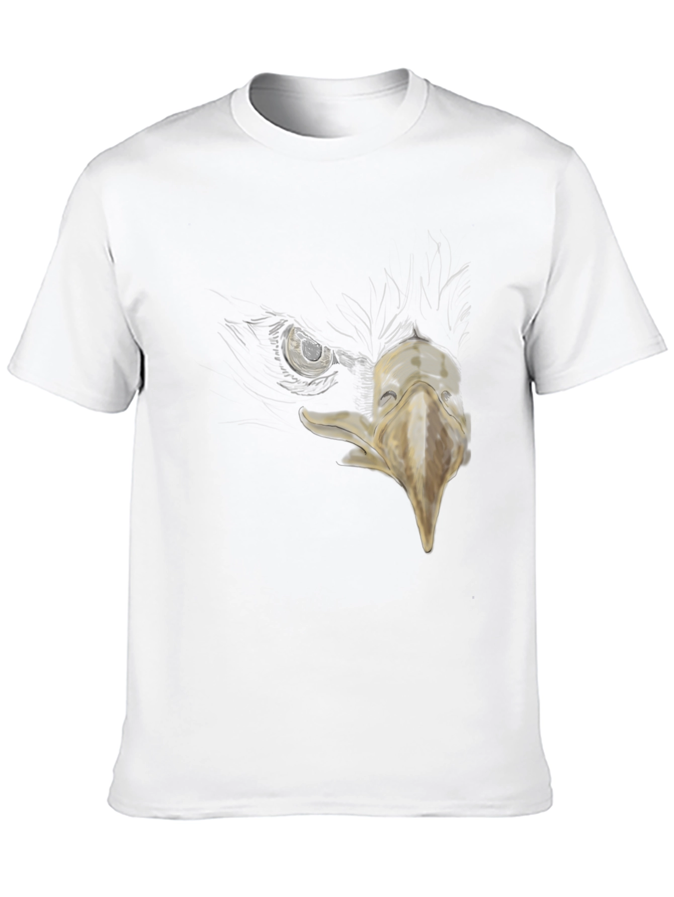 Black Eagle Eye Graphic Print T-Shirt view 10