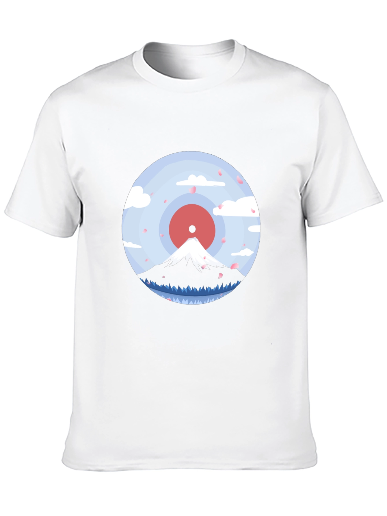 Black Japanese Art Vinyl Record Style Graphic T-Shirt view 10