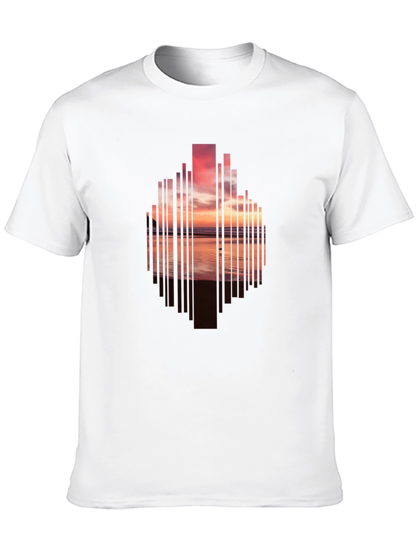 Black Sunset Cityscape Graphic Tee - Modern Style view 10