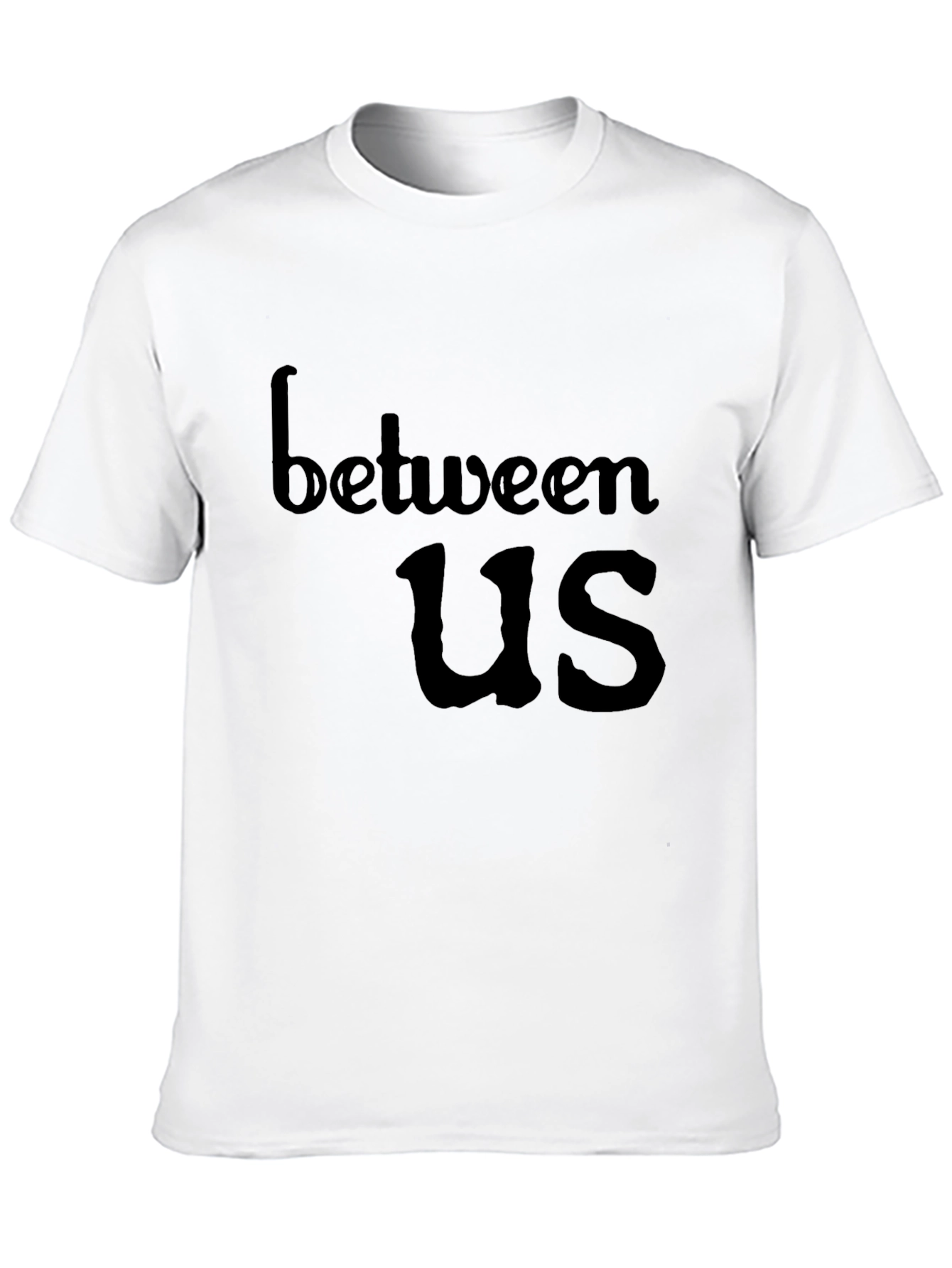 Black Between Us Black T-Shirt - Casual Style view 10