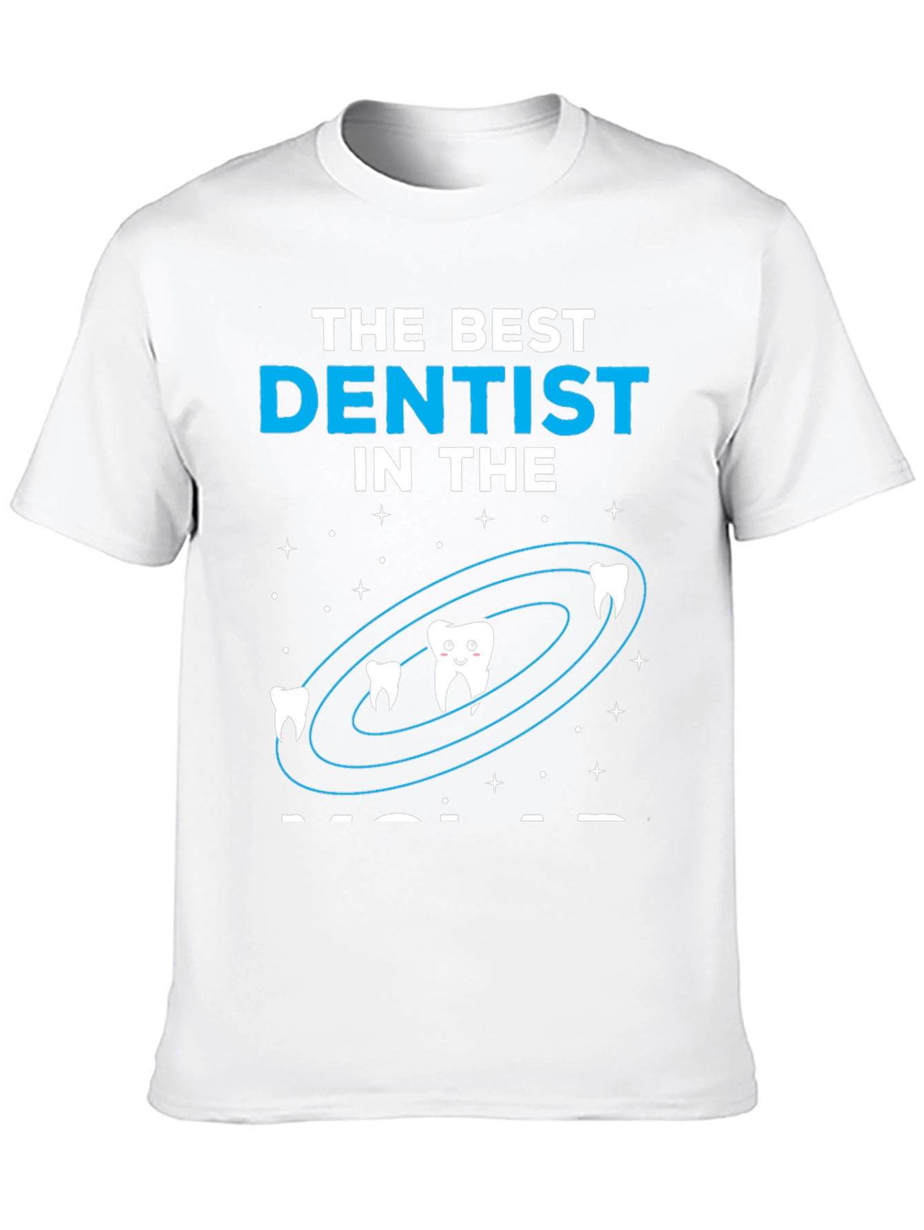 Black Best Dentist in the Galaxy Graphic T-Shirt view 10