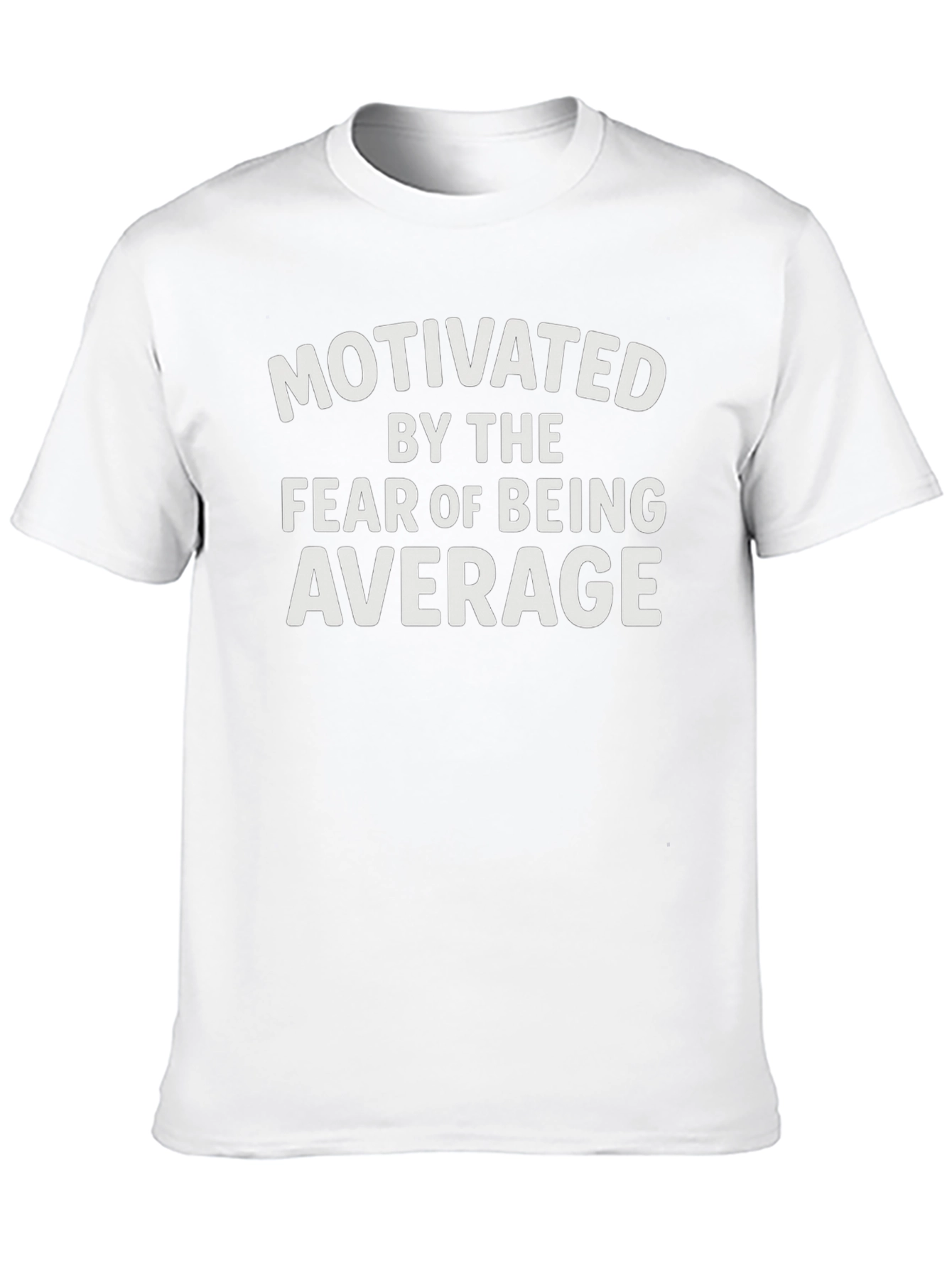 Black Motivated by Fear T-Shirt - Mens Black Graphic Tee view 10