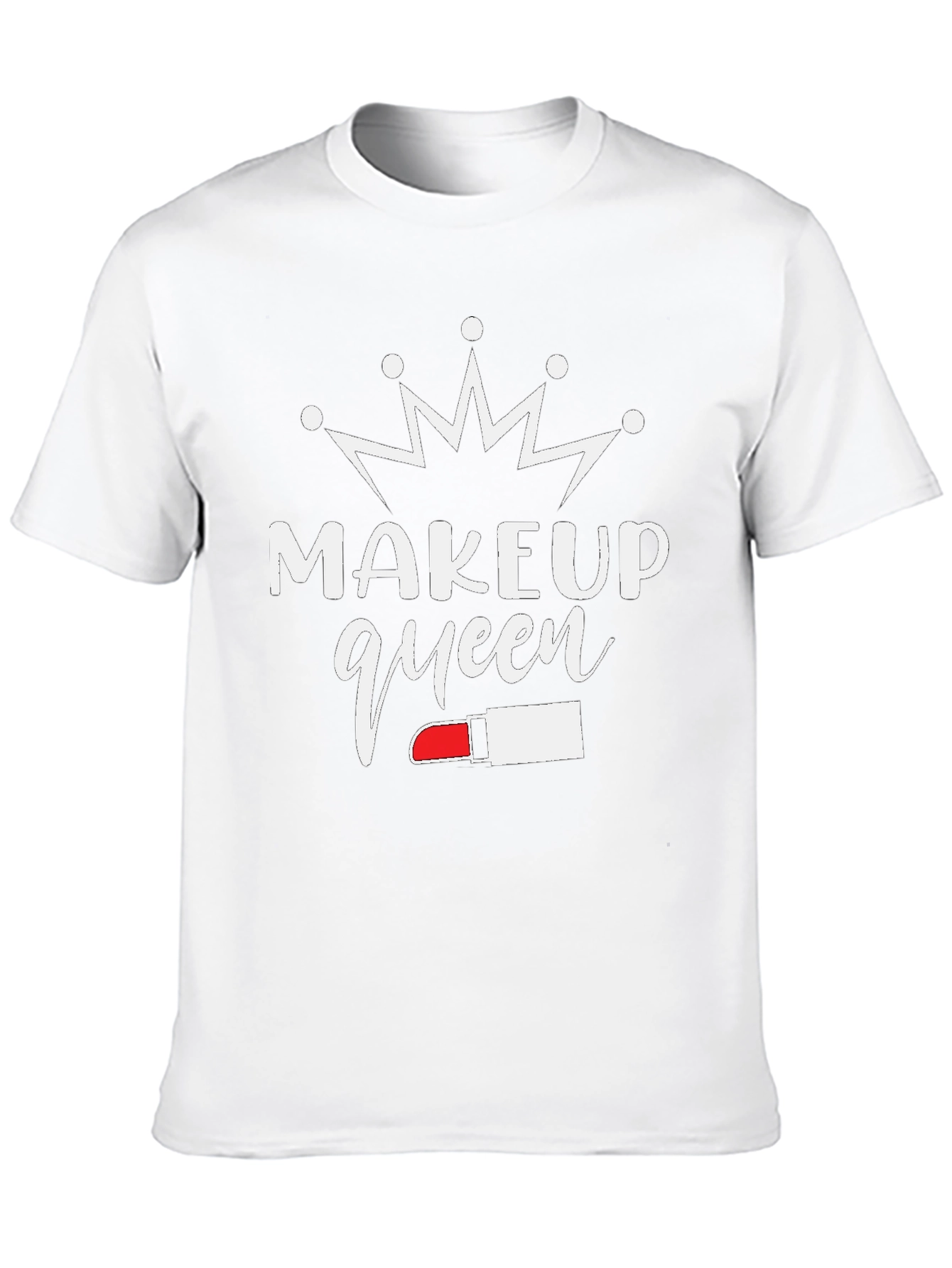 Black Makeup Queen T-Shirt - Stylish Graphic Tee view 10