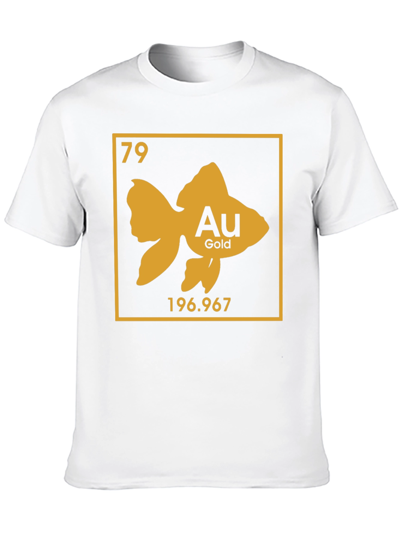 Black Goldfish Element Funny Graphic T-Shirt view 10
